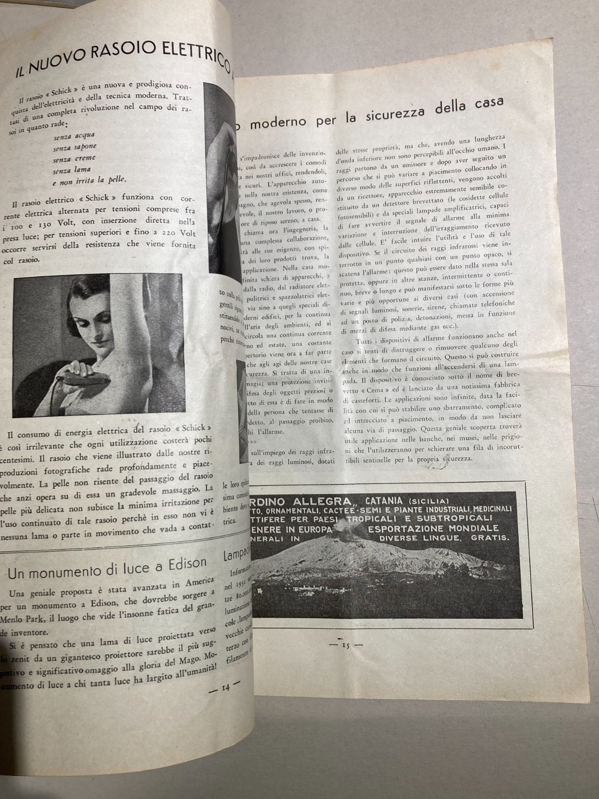 Sicilia Elettrica, Dicembre 1933: Rivista Della Società Generale Elettrica Della Sicilia