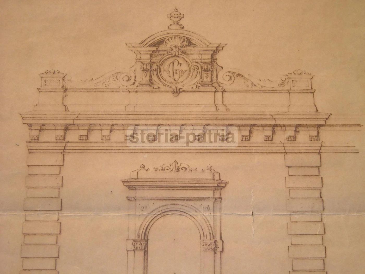 Progetto Architettonico Per Un Fabbricato A Bari, Via Crisanzio, 1905 Circa