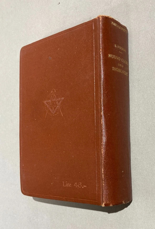 Giuridica, Ingegneria, Idraulica, Navigazione, Bonifiche, Ferrovie, Igiene, Hoepli, 1925