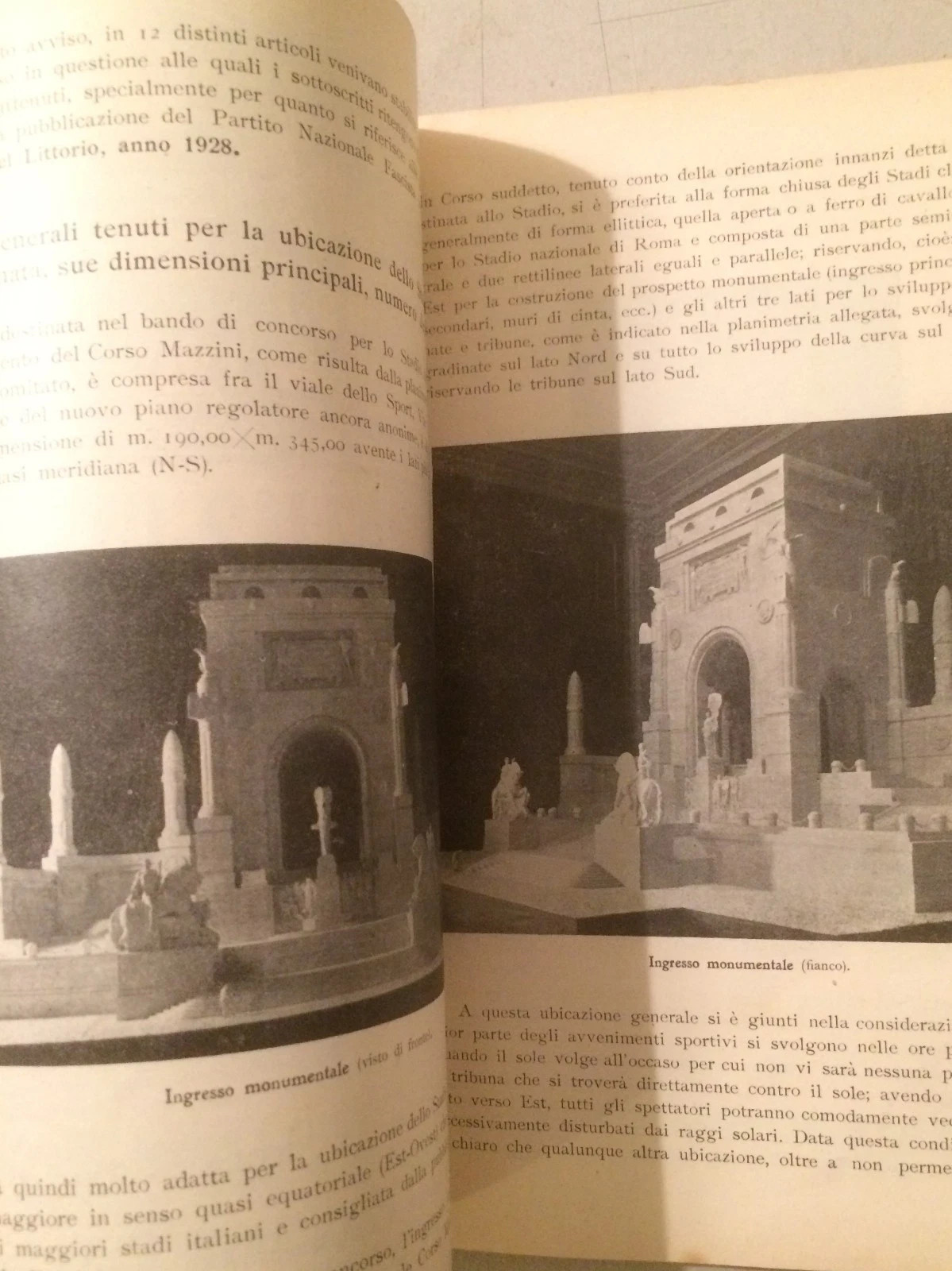 Puglia, Bari: Ingegneria, Stadio Della Vittoria, Concorso E Prezziario In Edilizia, 1929