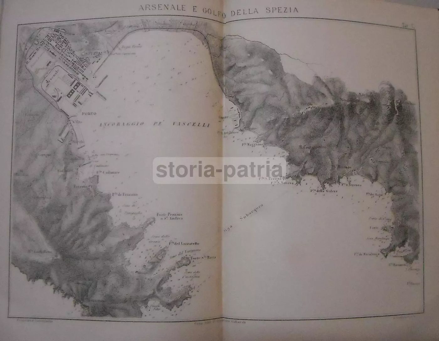 Ingegneria: Opere Portuali, Liguria, La Spezia, Arsenale, Porto, Ancoraggio Vascelli