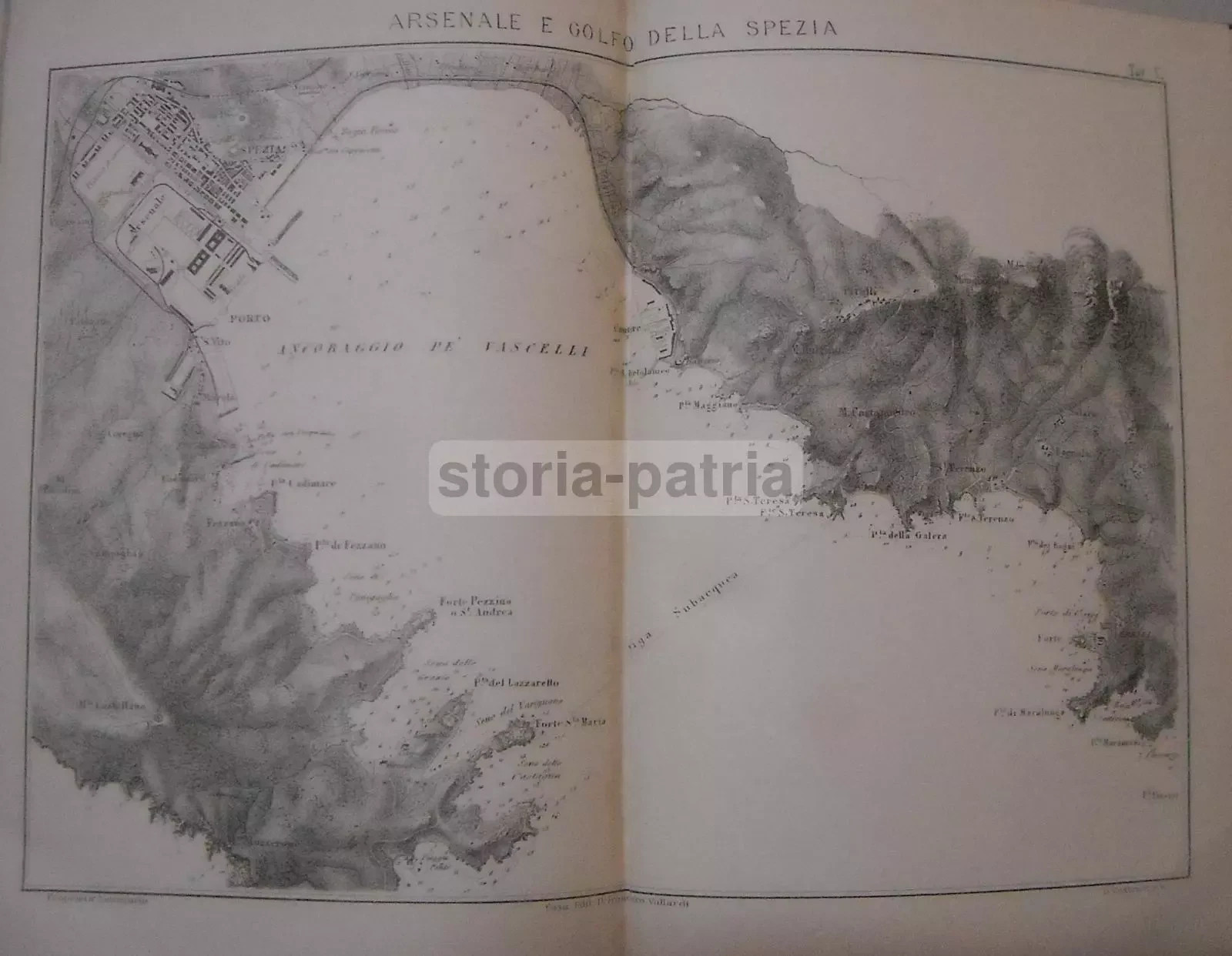 Ingegneria: Opere Portuali, Liguria, La Spezia, Arsenale, Porto, Ancoraggio Vascelli