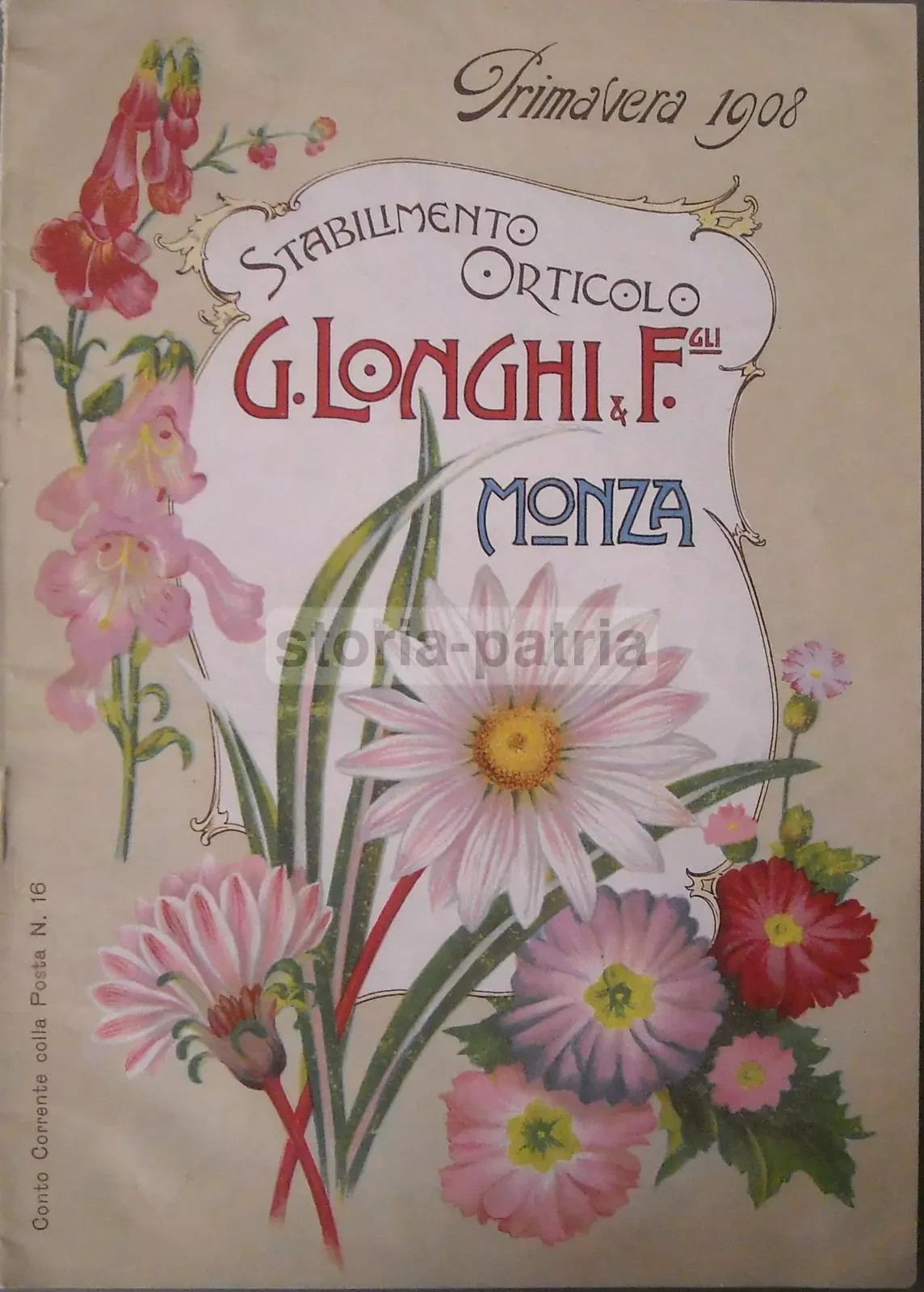Agraria, Botanica, Piante, Fiori, Ortaggi: Catalogo Pubblicitario Illustrato Longhi