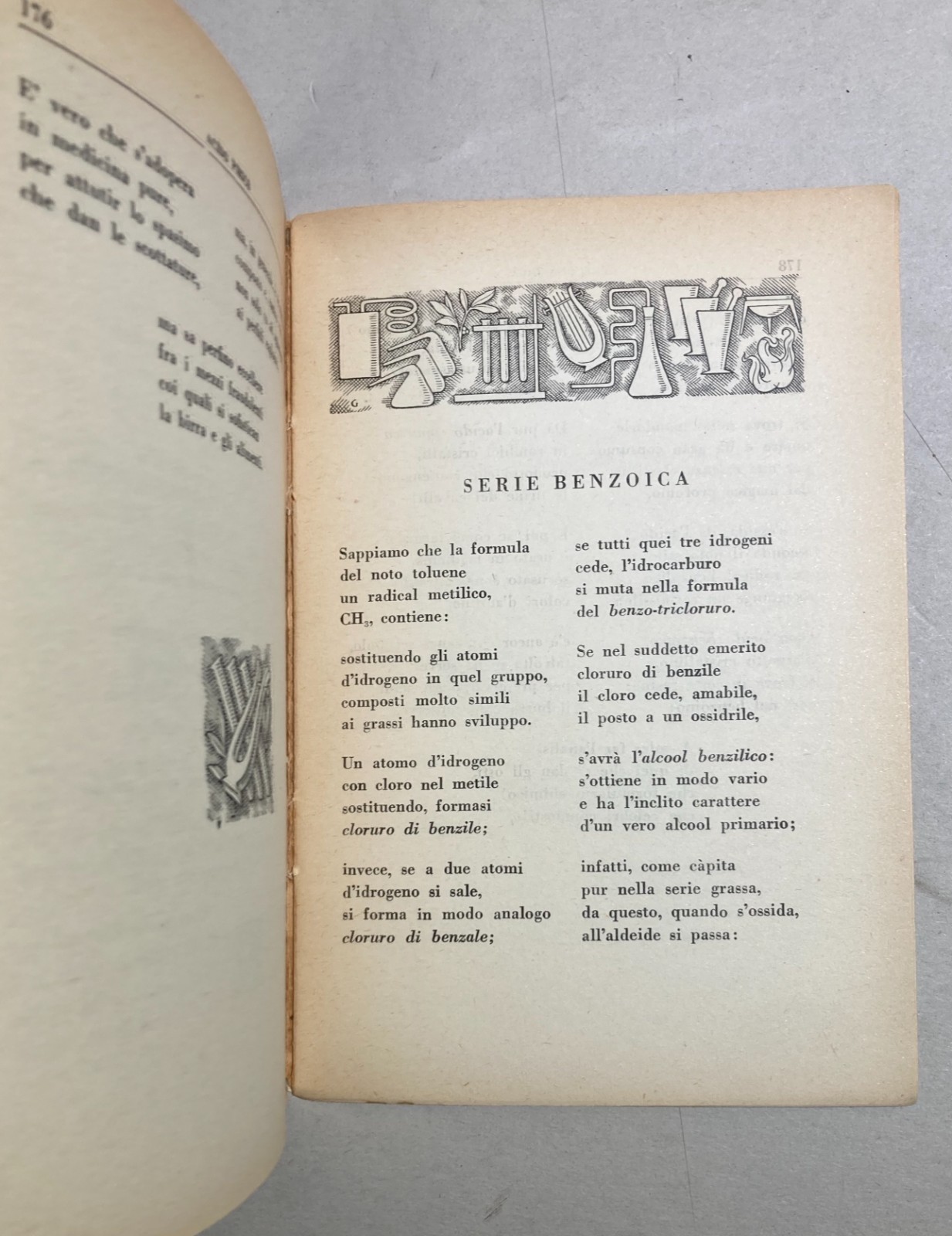 Chimica In Versi. Alberto Cavaliere. Copertina Di Garrasi. 1955