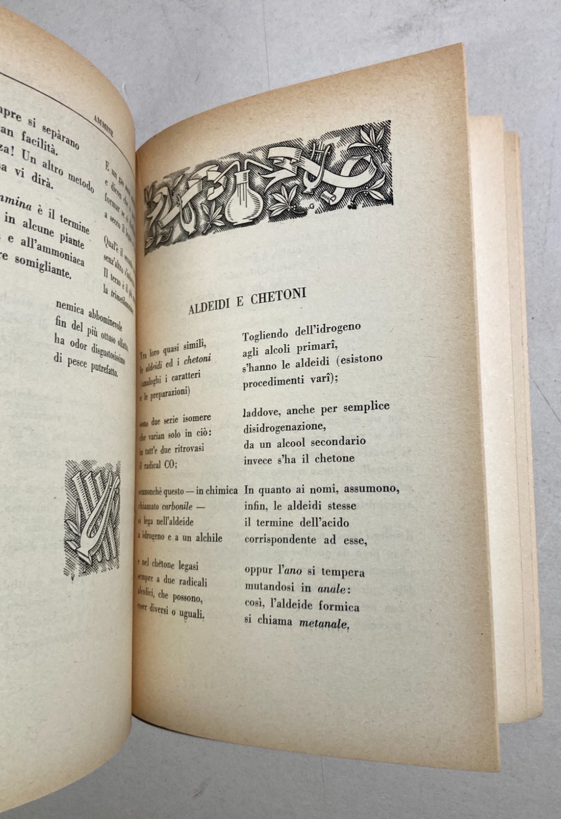 Chimica In Versi. Alberto Cavaliere. Copertina Di Garrasi. 1955