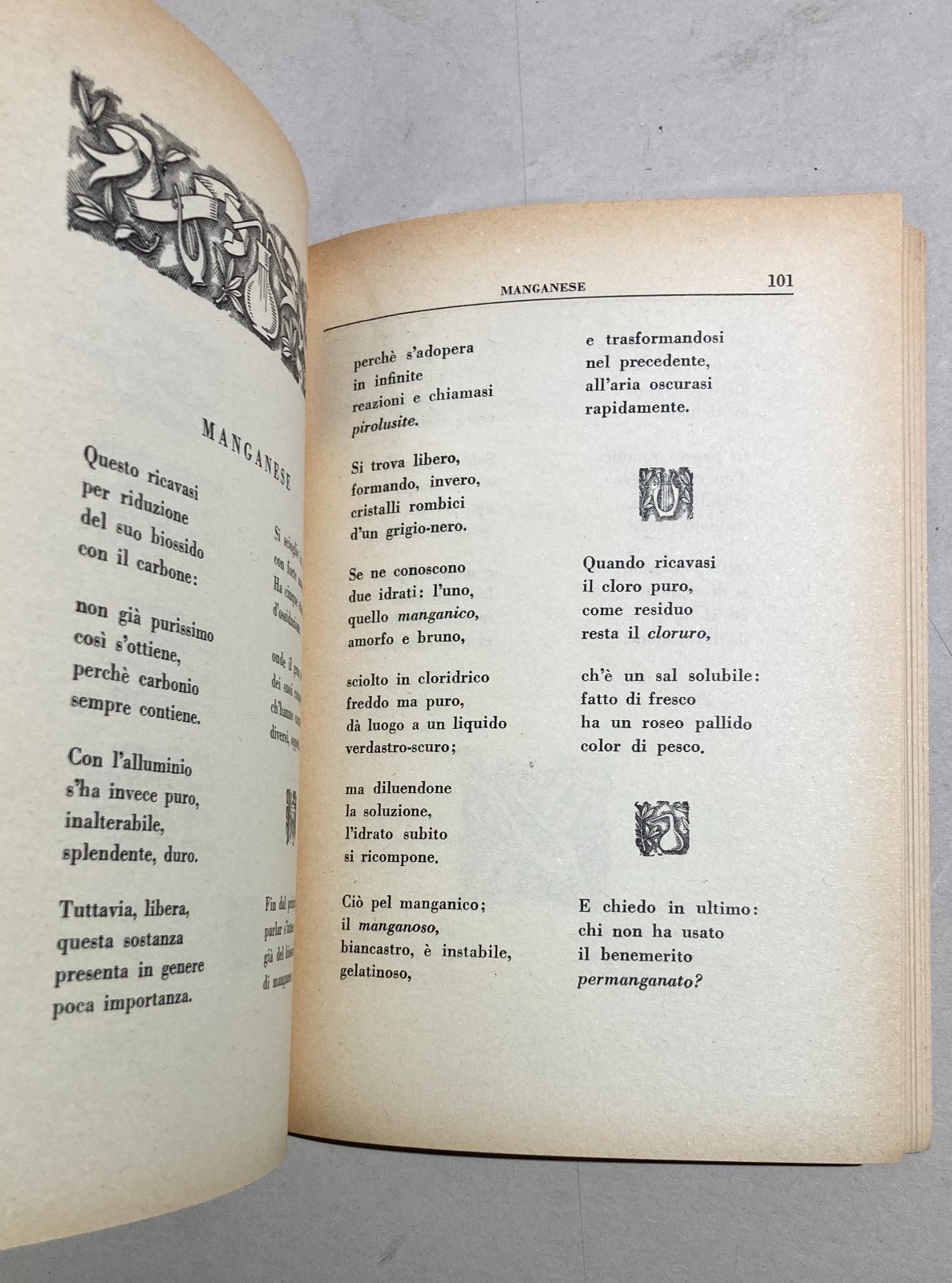Chimica In Versi. Alberto Cavaliere. Copertina Di Garrasi. 1955