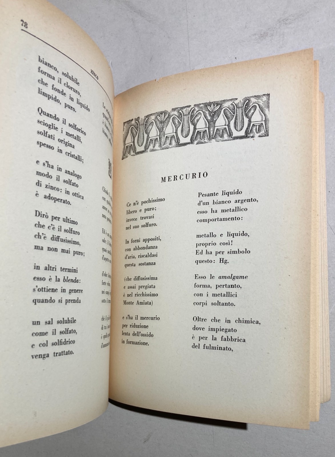 Chimica In Versi. Alberto Cavaliere. Copertina Di Garrasi. 1955