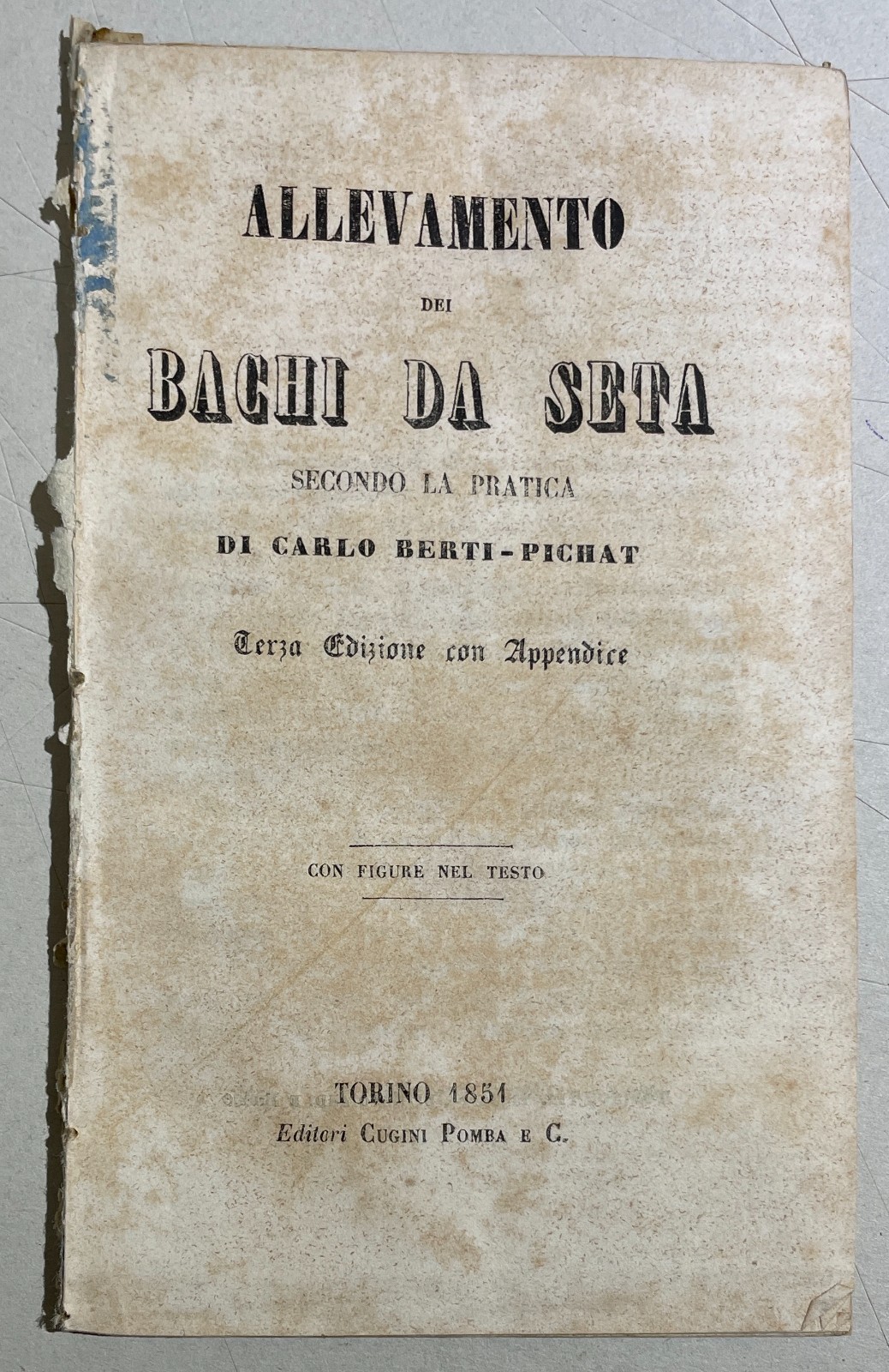 Bachi Da Seta: Allevamento Secondo Il Metodo Berti Pichat. Antica Edizione, 1854