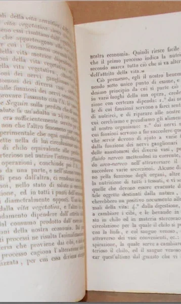 Medicine, Neurology and Physiology: Physico-Chemical Reflections on Life by Antonino Furitano - Sicily, 1831