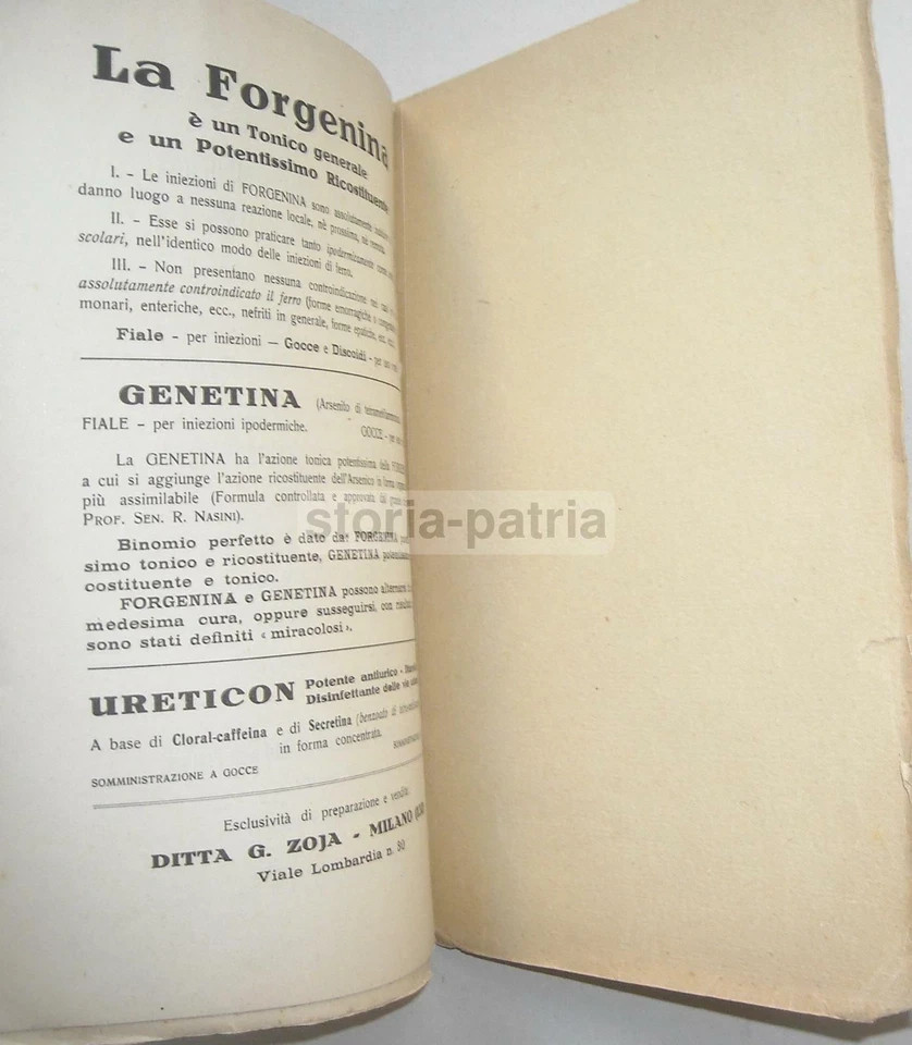 Medicina Sociale: Urbanesimo, Ruralizzazione, Statistiche, Emigrazione, Malattie, 1931