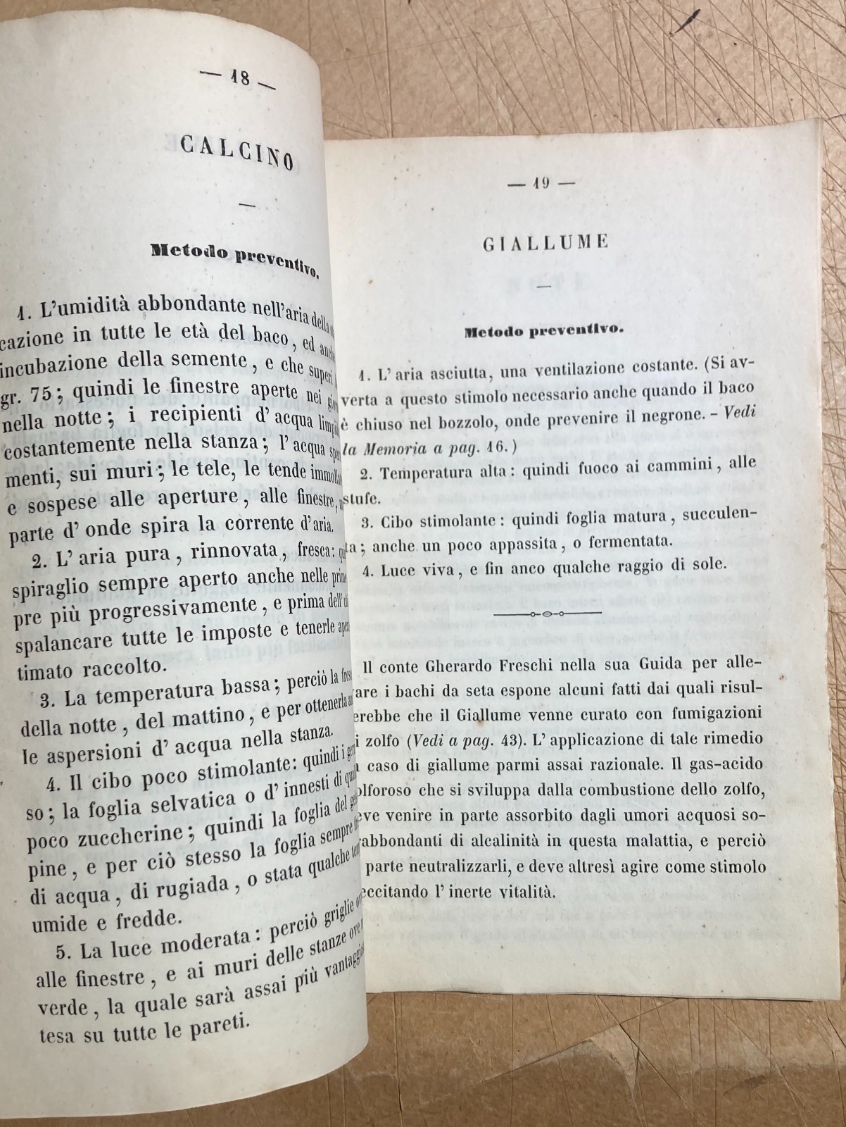 Bachi Da Seta: Allevamento E Applicazioni Pratiche. Memoria Sul Calcino Di Giuseppe Grassi, 1850