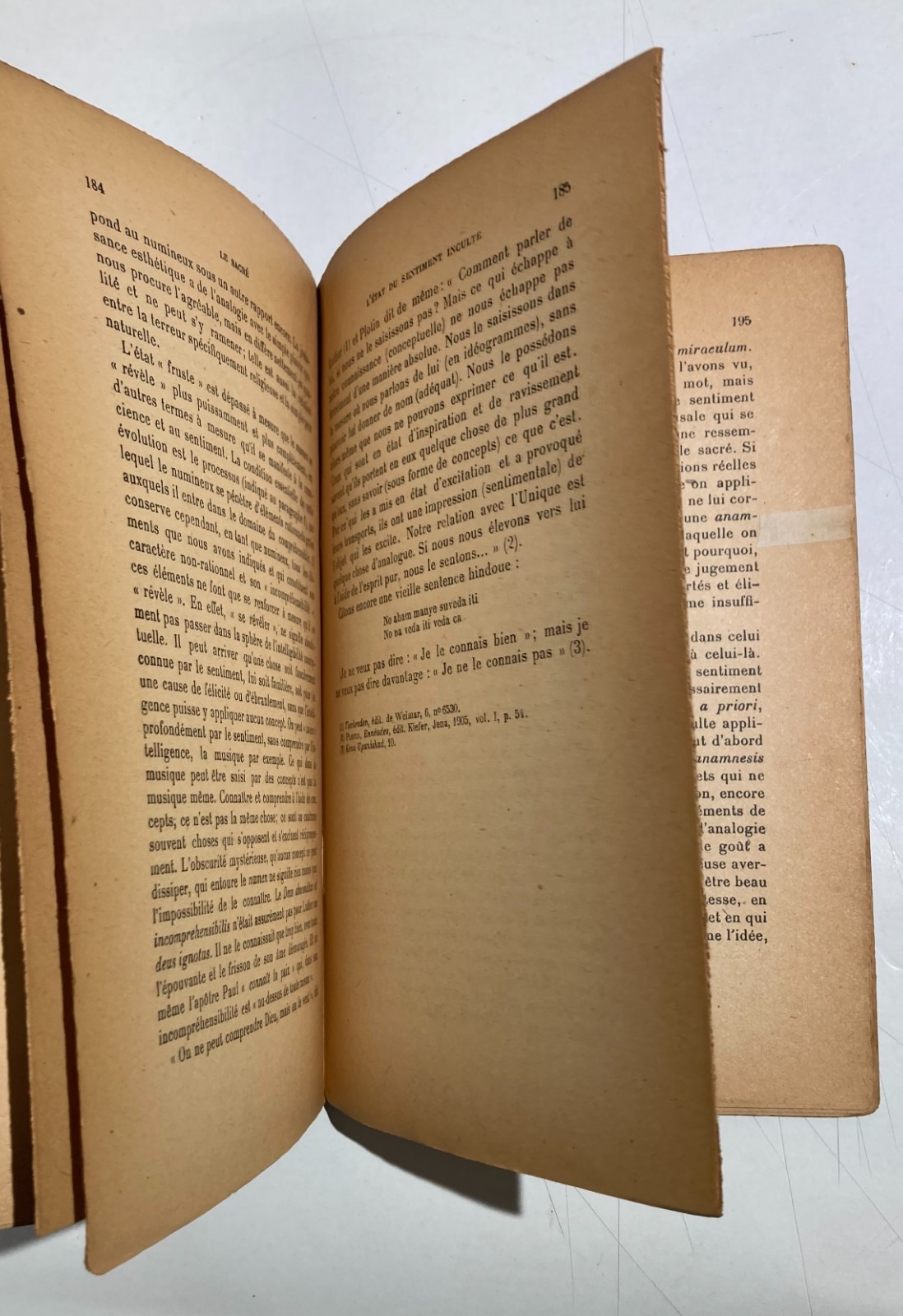 Teologia, Esoterismo, Sacro Razionale E Irrazionale   Rudolf Otto   1949