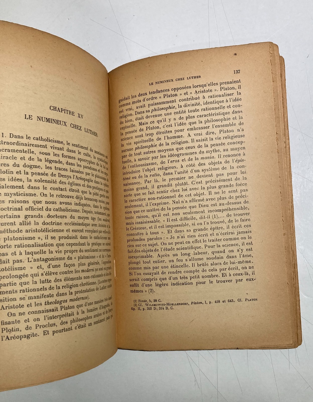 Teologia, Esoterismo, Sacro Razionale E Irrazionale   Rudolf Otto   1949