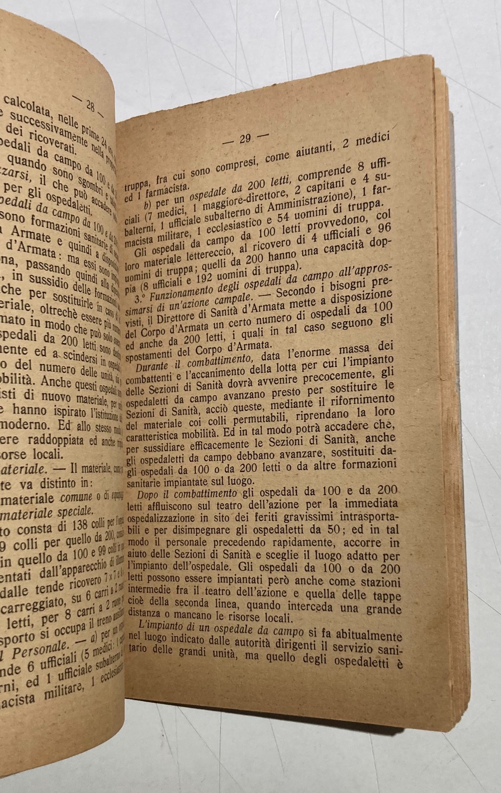 Medicina Militaria: Ospedalizzazione Militare In Guerra. Servizio Sanitario, 1915