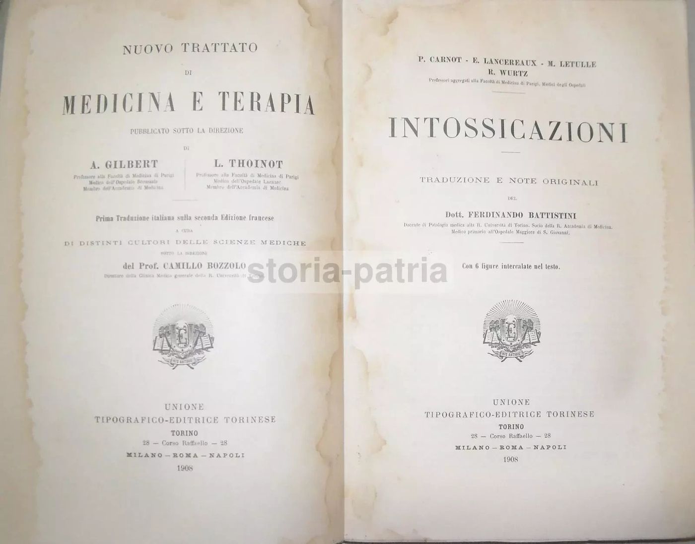 Medicina, Tossicologia, Igiene, Nutrizione, Veleni, Alcolismo, Funghi, Alimenti Tossici.