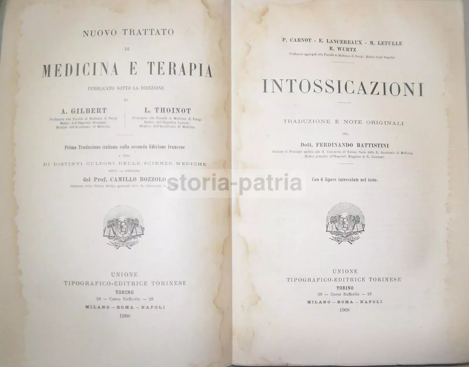 Medicina, Tossicologia, Igiene, Nutrizione, Veleni, Alcolismo, Funghi, Alimenti Tossici.
