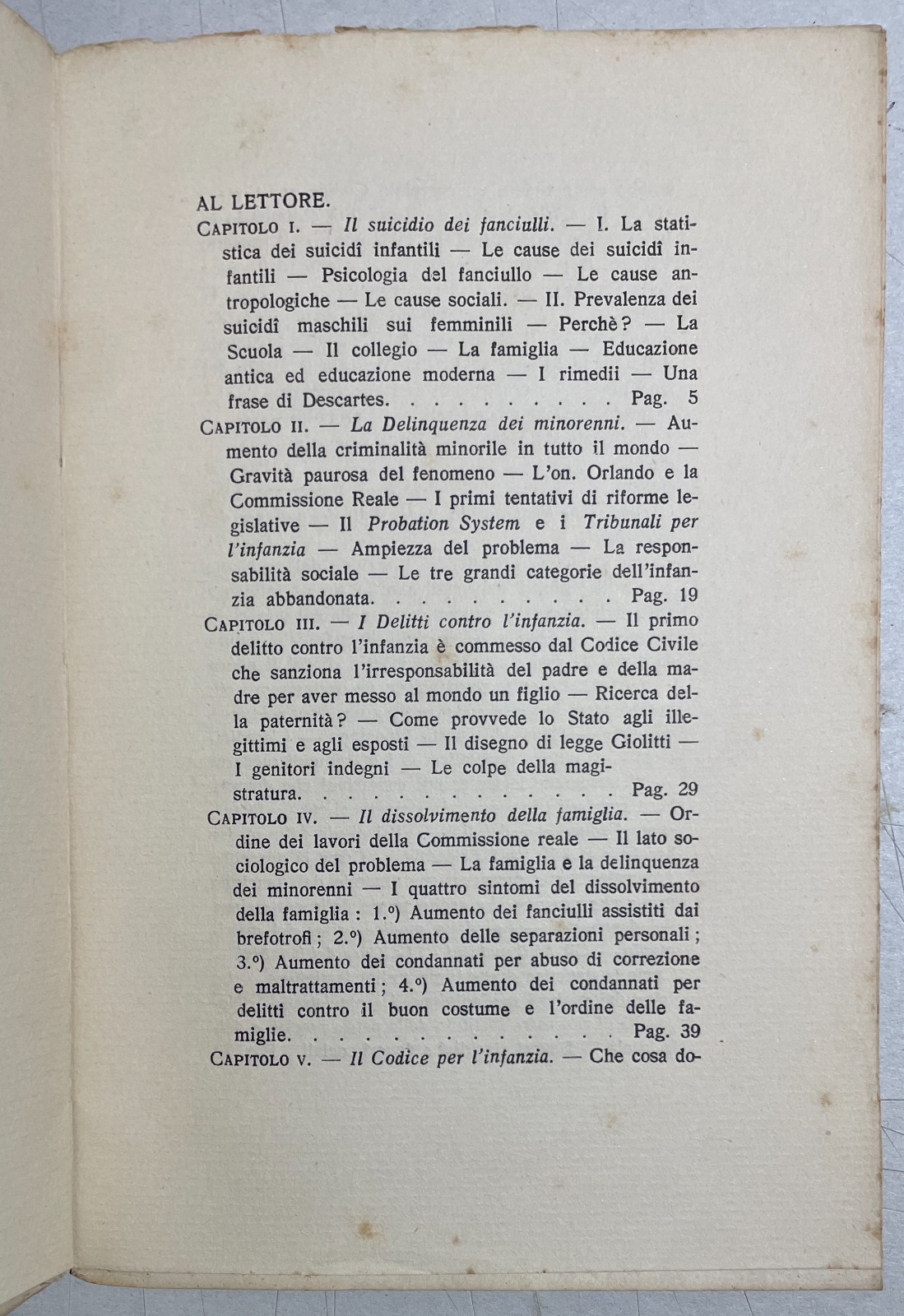 Medicina, Psichiatria, Criminologia E Psicopatologia Infantile: Scipio Sighele, La Crisi Dell'Infanzia