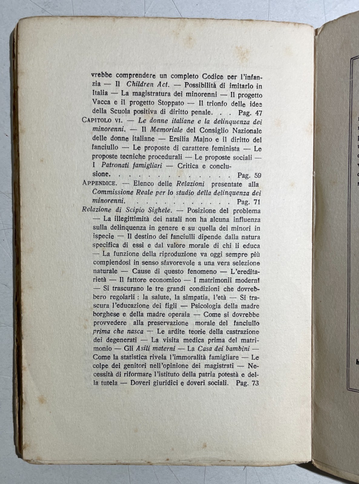 Medicina, Psichiatria, Criminologia E Psicopatologia Infantile: Scipio Sighele, La Crisi Dell'Infanzia