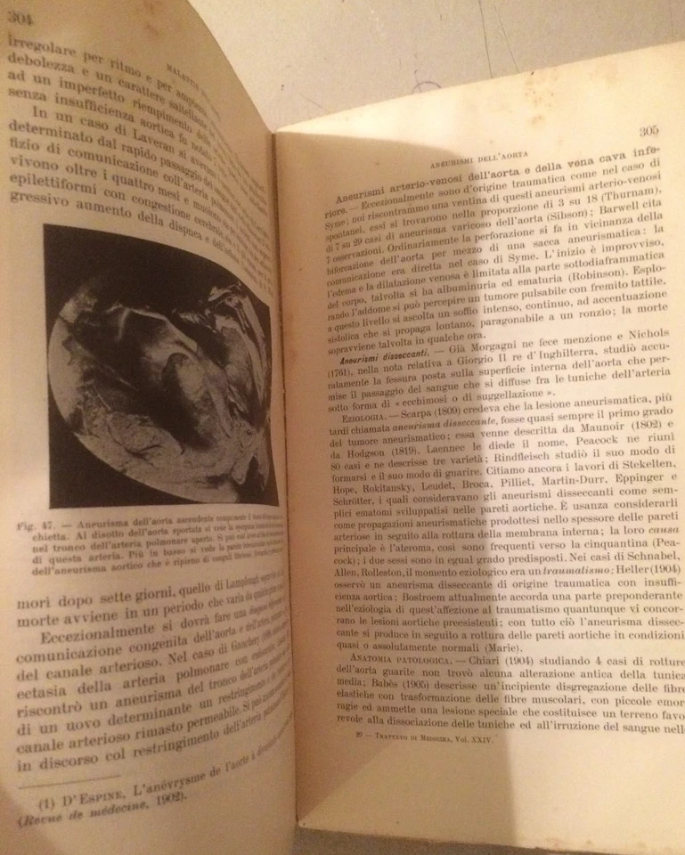 Medicina: Angiologia, Arterie, Arterite, Aneurismi E Sifilide Roger, Gouget, Boinet (1908)