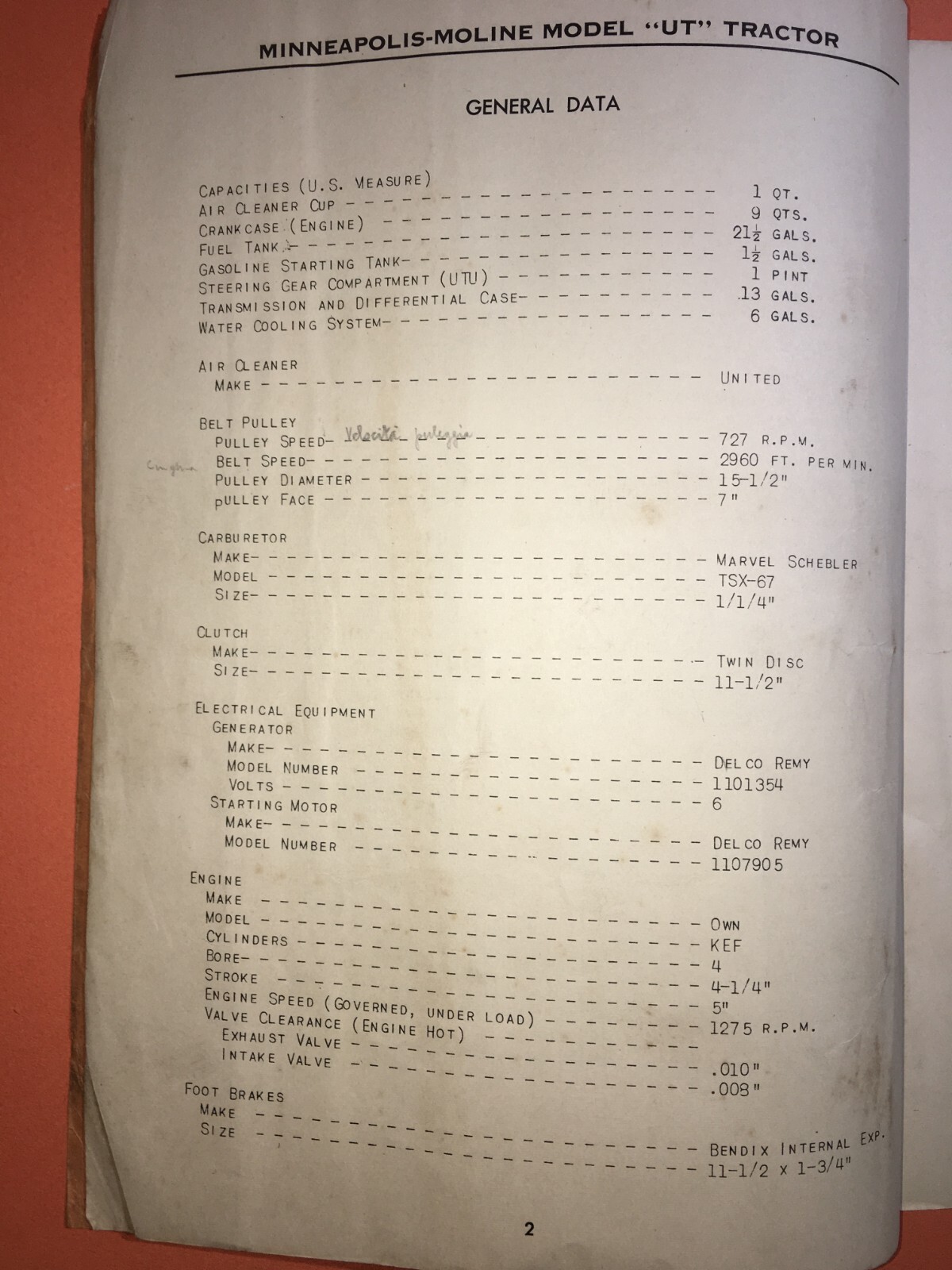 Tecnica, Motori, Trattori, Agricoltura: Manuale Pubblicitario Minneapolis Moline, USA