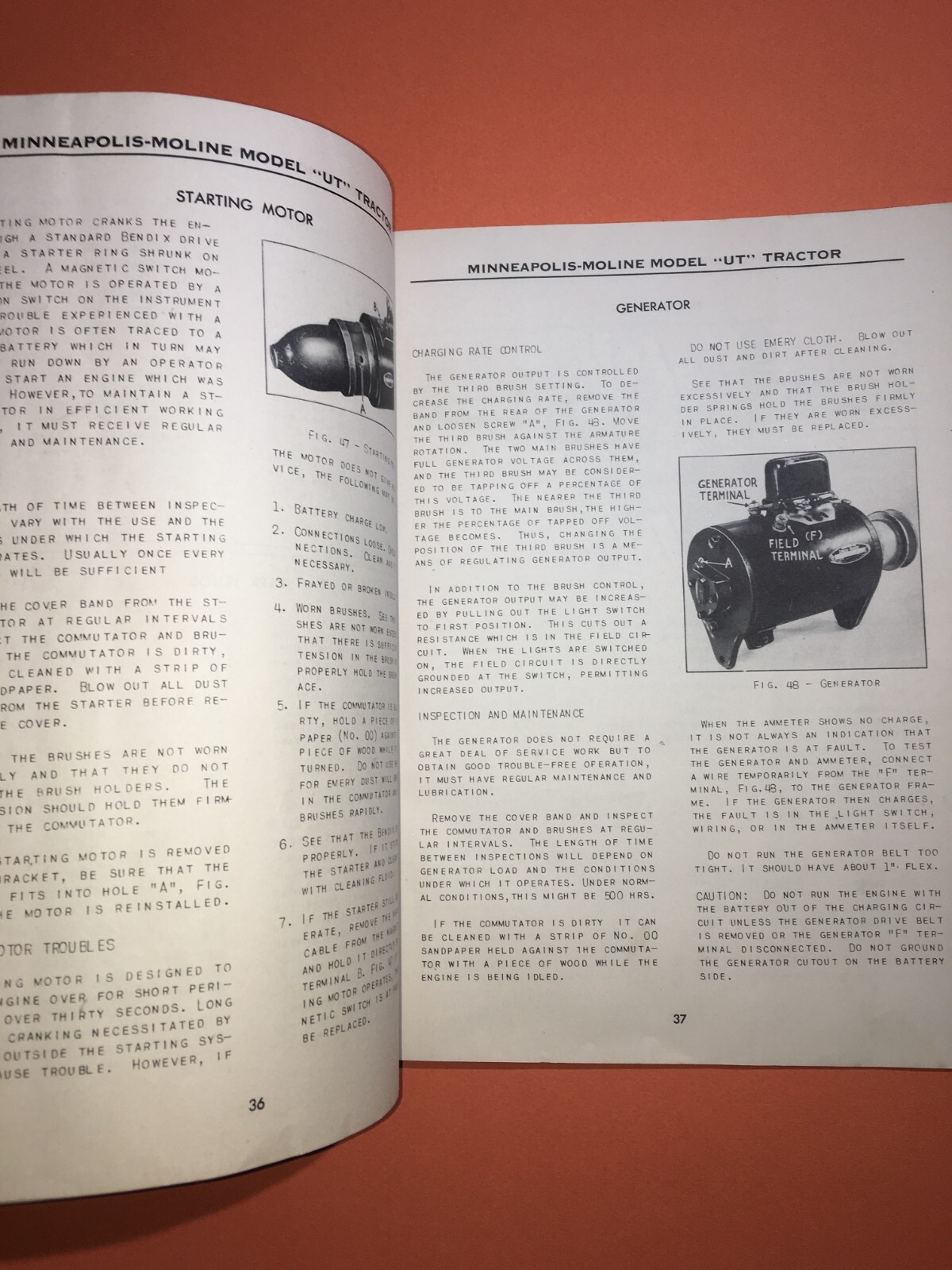 Tecnica, Motori, Trattori, Agricoltura: Manuale Pubblicitario Minneapolis Moline, USA