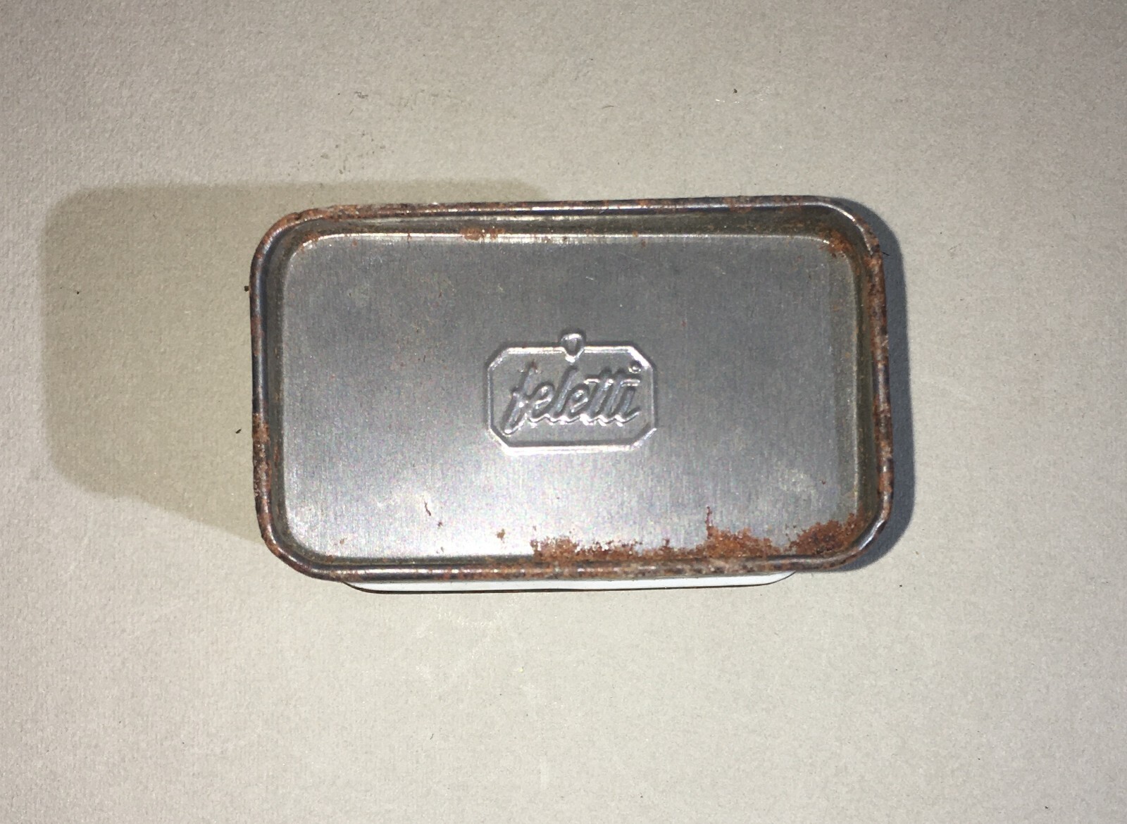 Scatola Di Latta Pubblicitaria Mundial 1982 Kuwait Feletti