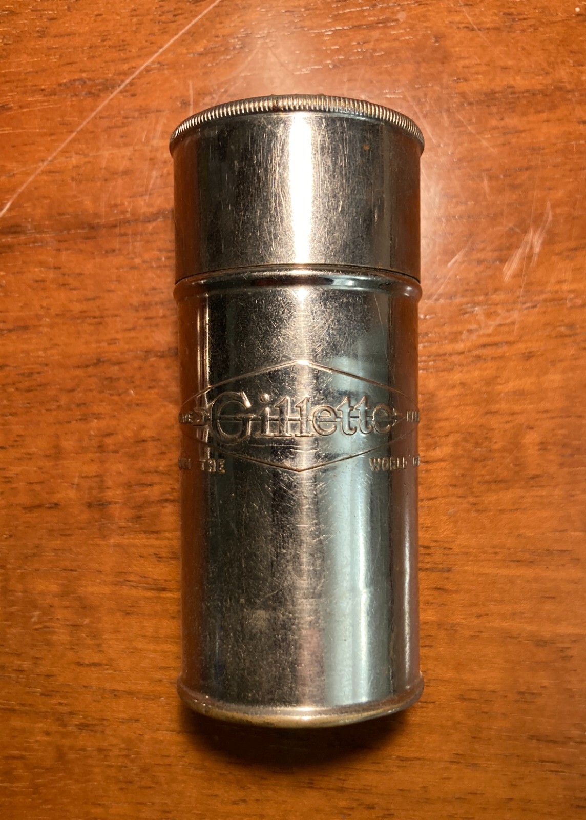 Barba, Barbieri, Rasatura: Shaving Stick, Raro Astuccio Pubblicitario Gillette