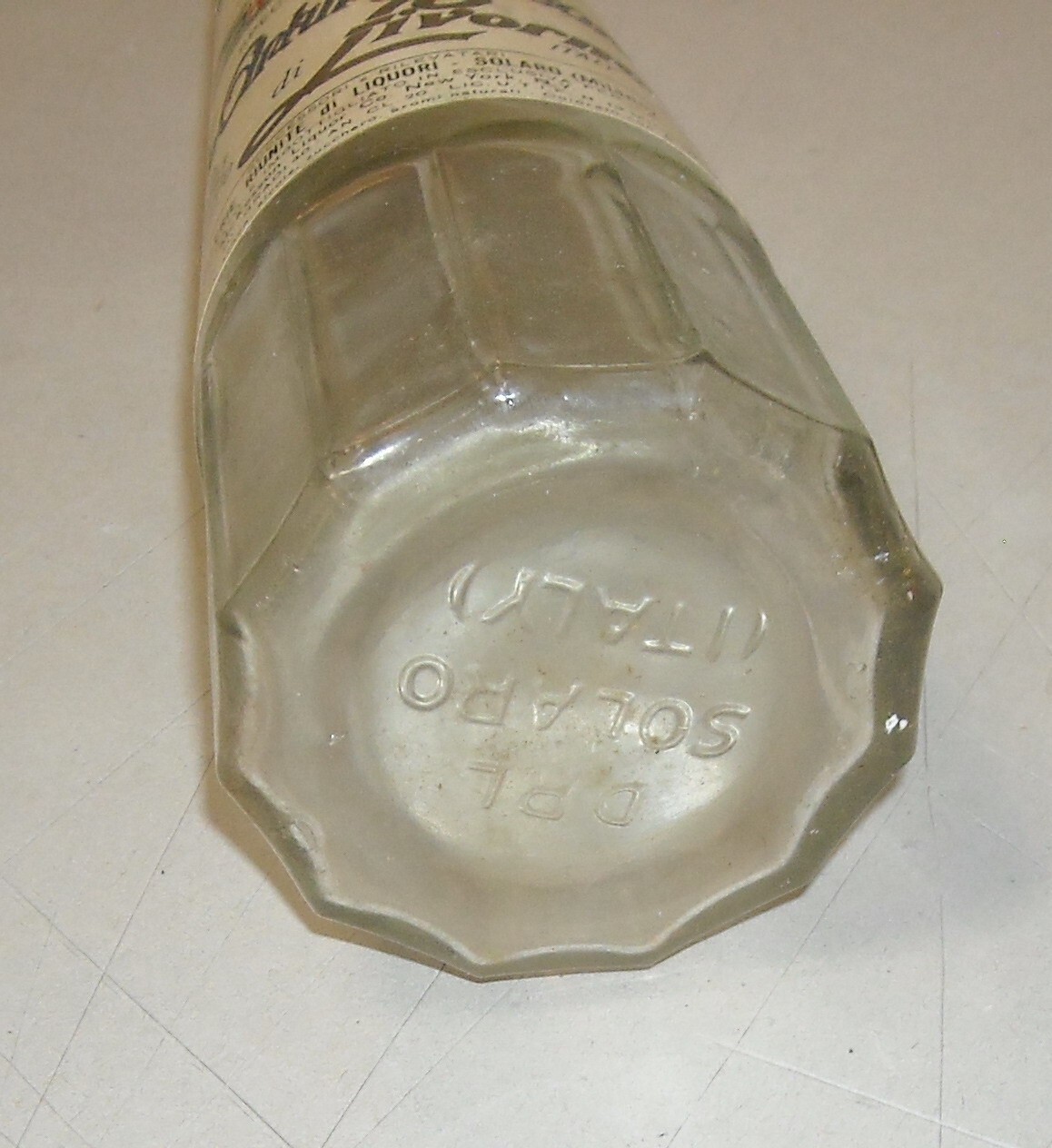 Bottiglia Pubblicitaria Distilleria Arturo Vaccari   Galliano (Livorno)
