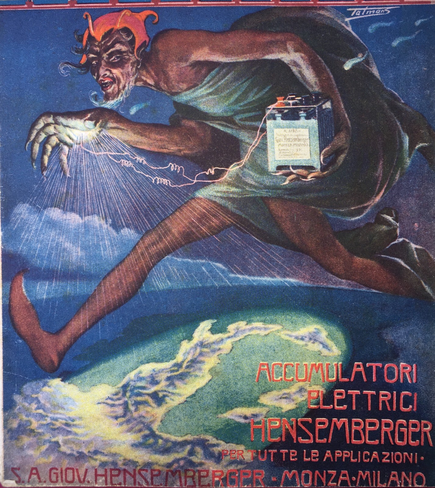 Auto, Motori, Illuminazione, Batterie Hensemberger, Artista Talman, Caccia, Migone