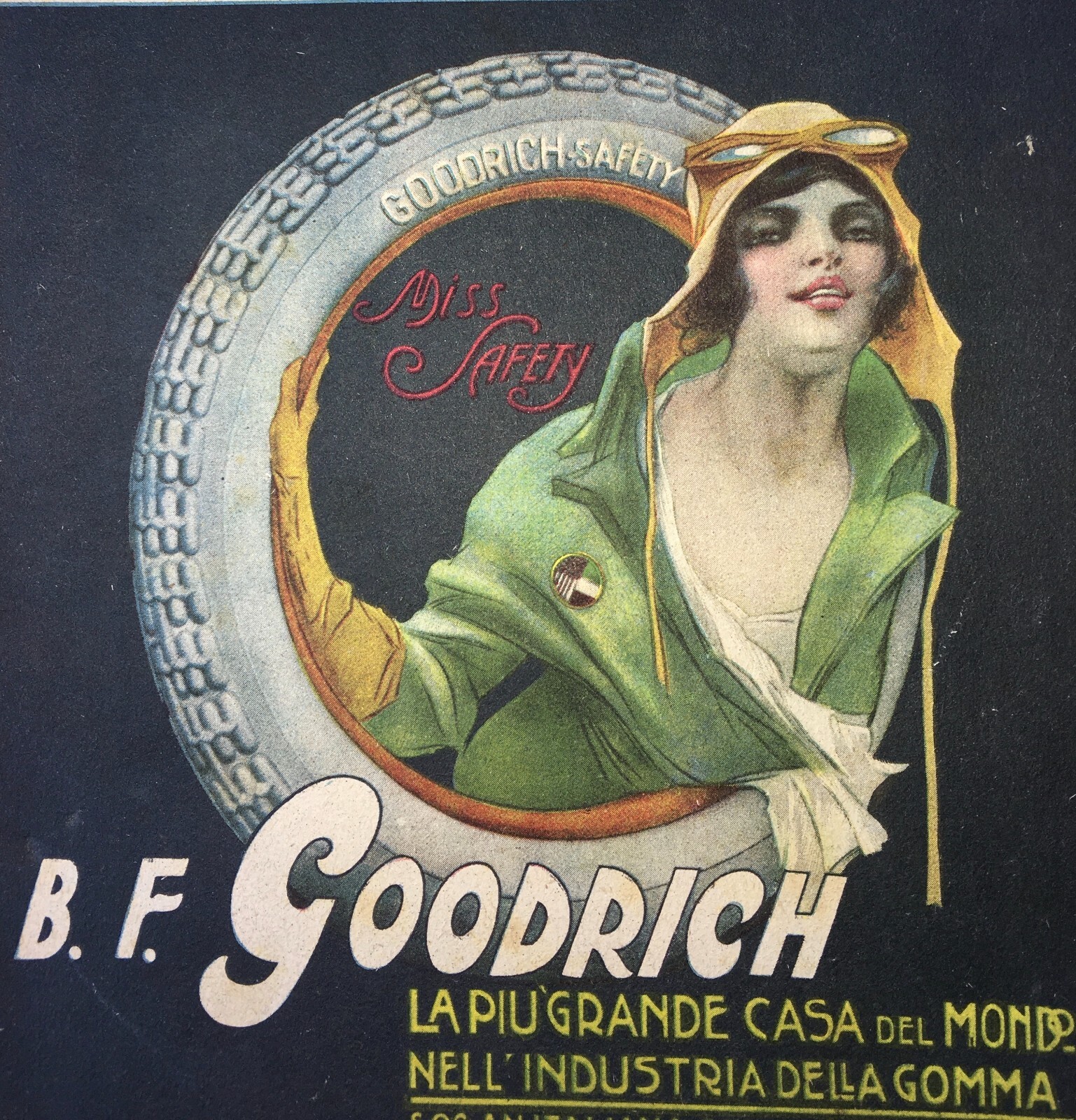 Pneumatici Goodrich, Miss Safety, Gomma, Farmaceutica Migone, Esplosivi Davey Smith