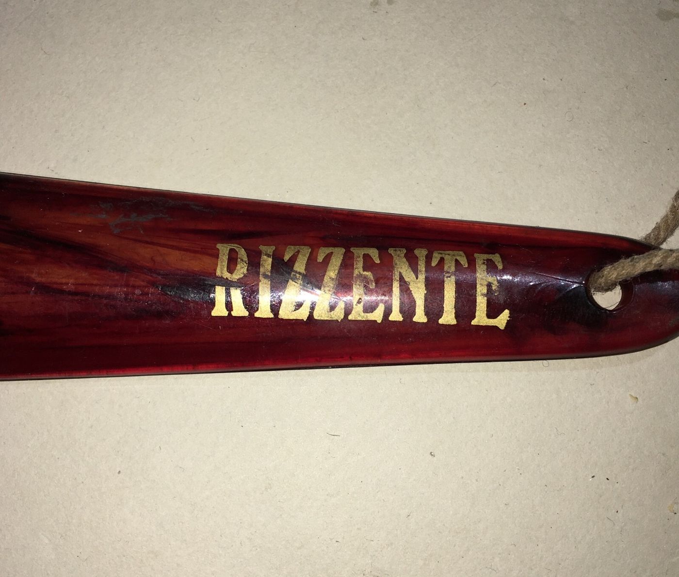 Calzante Pubblicitario Rizzente, Accessorio Per Calzature d'Epoca