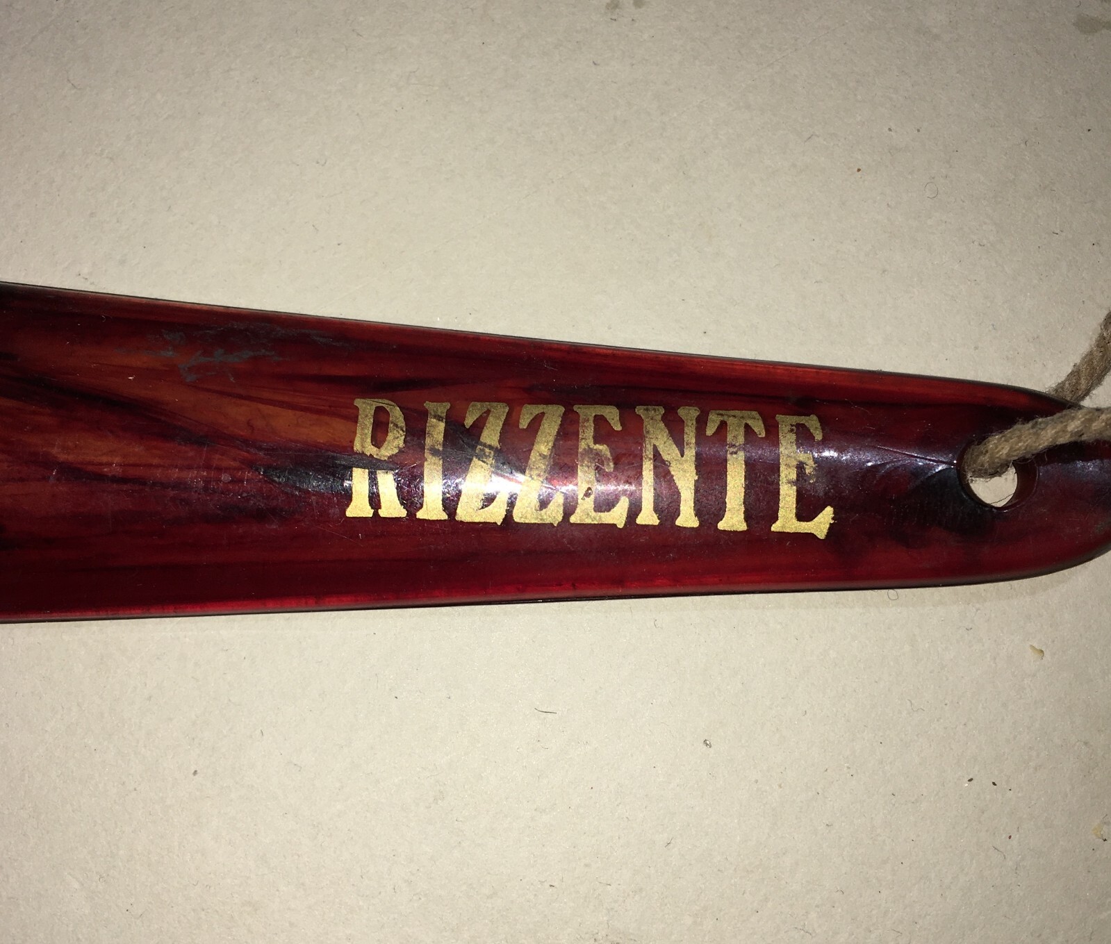Calzante Pubblicitario Rizzente, Accessorio Per Calzature d'Epoca