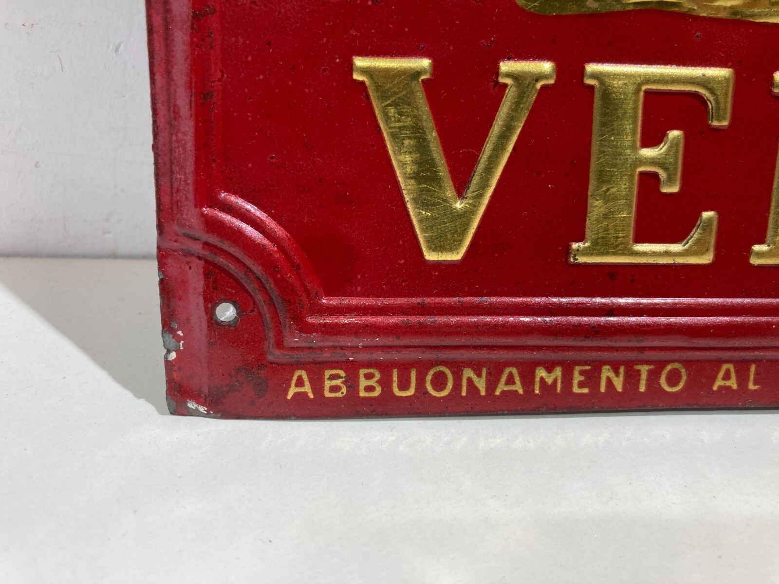 Assicurazioni Generali   Targa Pubblicitaria Da Collezione   Venezia   Leone Alato