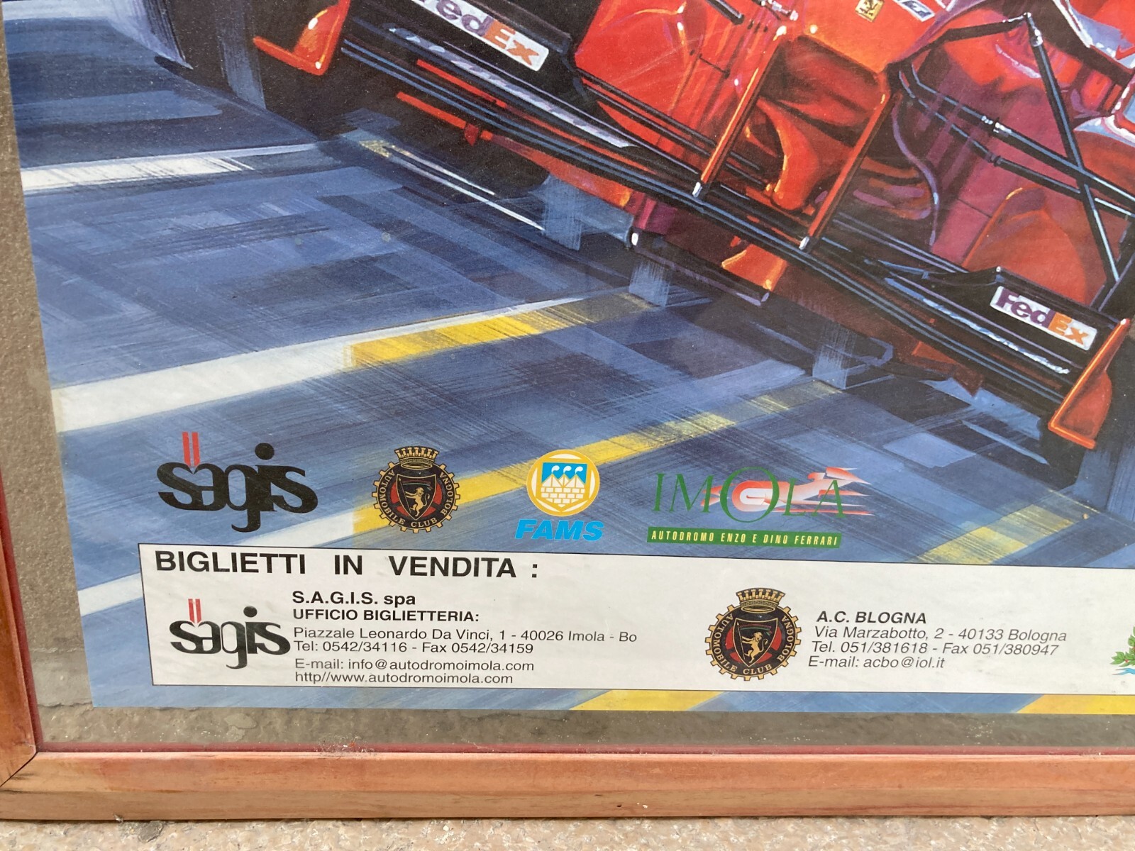 Automobilismo, Auto Da Corsa, Gran Premio Ferrari San Marino, Grande Manifesto