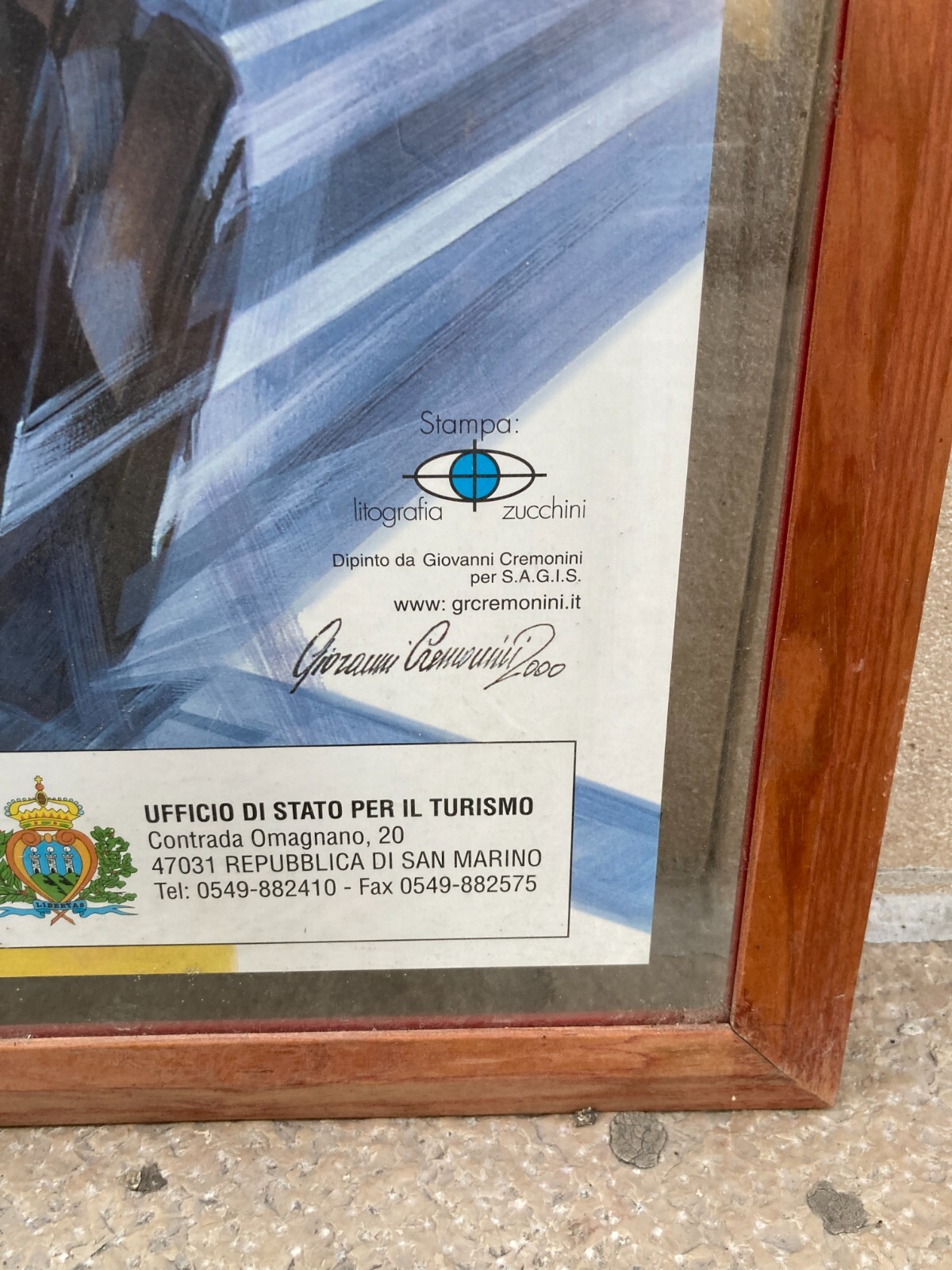 Automobilismo, Auto Da Corsa, Gran Premio Ferrari San Marino, Grande Manifesto