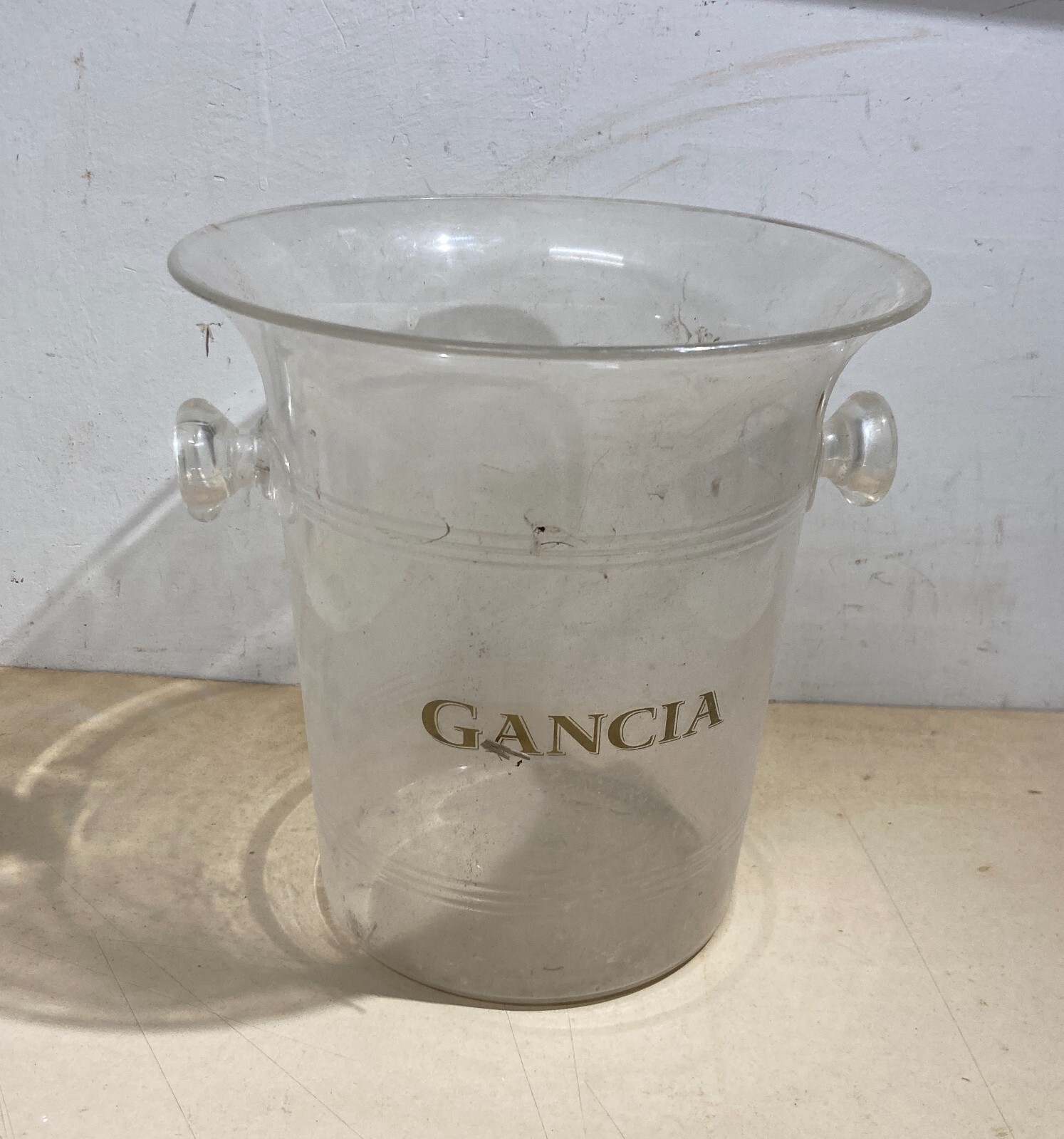 Gancia: Secchiello Per Ghiaccio Pubblicitario Per Vini E Spumanti