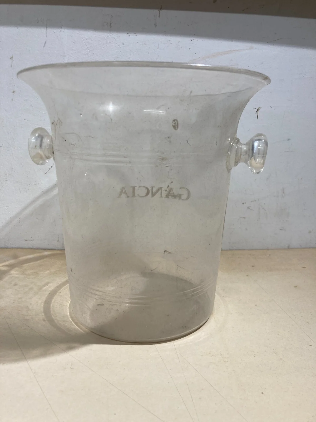 Gancia: Advertising Ice Bucket for Wines and Sparkling Wines