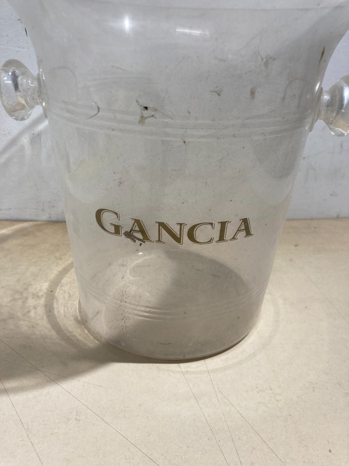 Gancia: Secchiello Per Ghiaccio Pubblicitario Per Vini E Spumanti