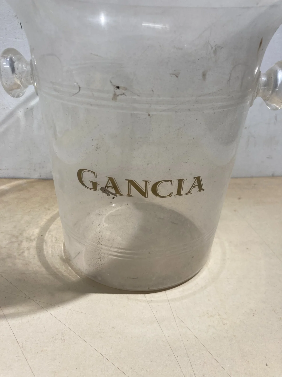 Gancia: Advertising Ice Bucket for Wines and Sparkling Wines