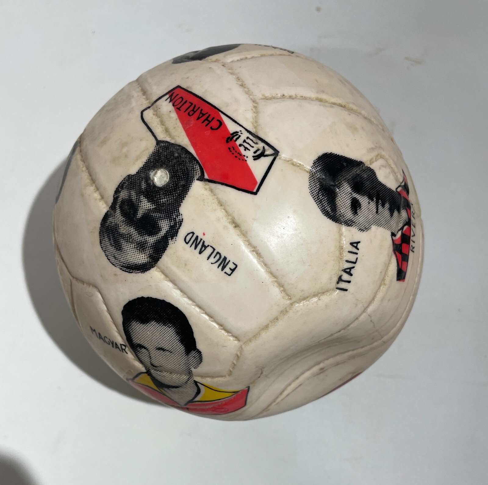 Calcio, Calciatori, Pallone Pubblicitario d'Epoca Da Collezione, Campioni Del Mondo
