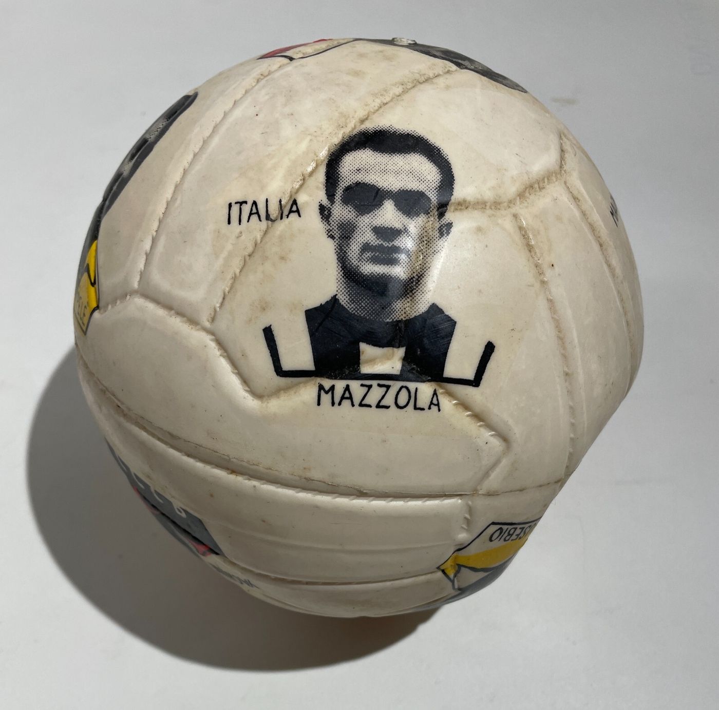 Calcio, Calciatori, Pallone Pubblicitario d'Epoca Da Collezione, Campioni Del Mondo