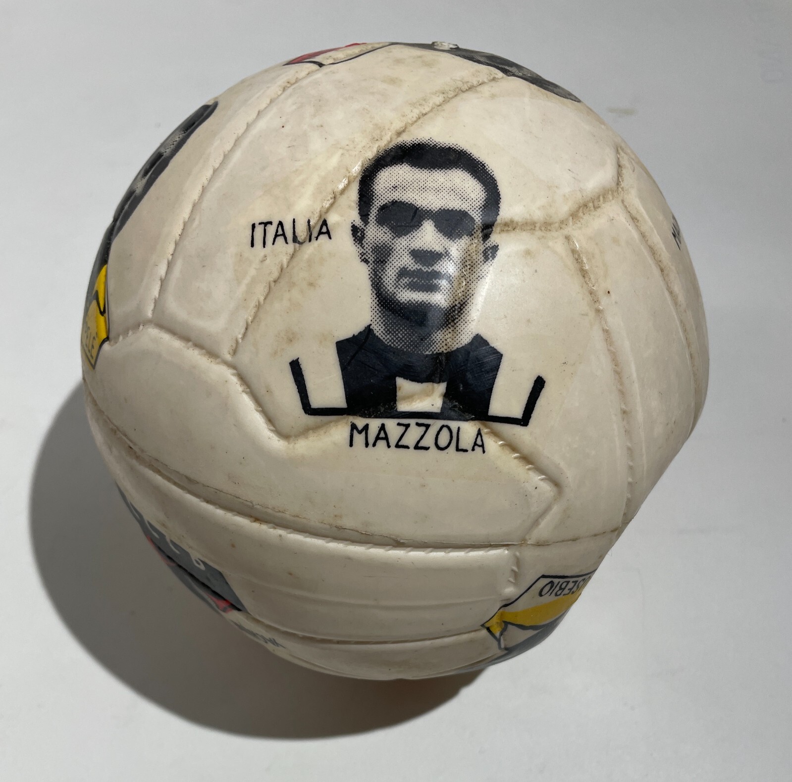 Calcio, Calciatori, Pallone Pubblicitario d'Epoca Da Collezione, Campioni Del Mondo