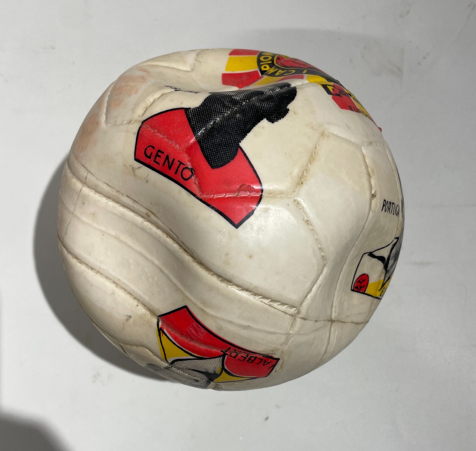 Calcio, Calciatori, Pallone Pubblicitario d'Epoca Da Collezione, Campioni Del Mondo