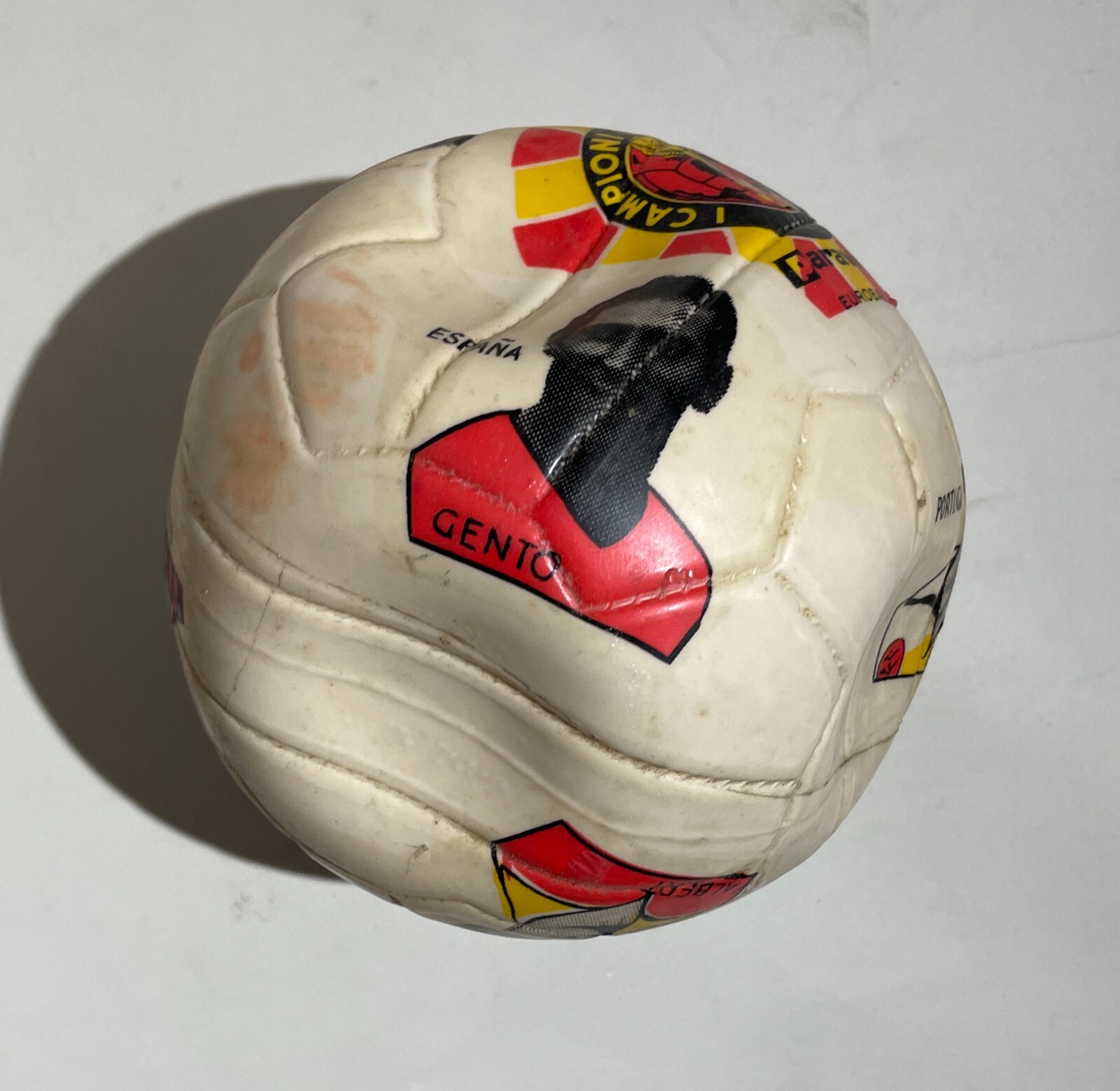 Calcio, Calciatori, Pallone Pubblicitario d'Epoca Da Collezione, Campioni Del Mondo