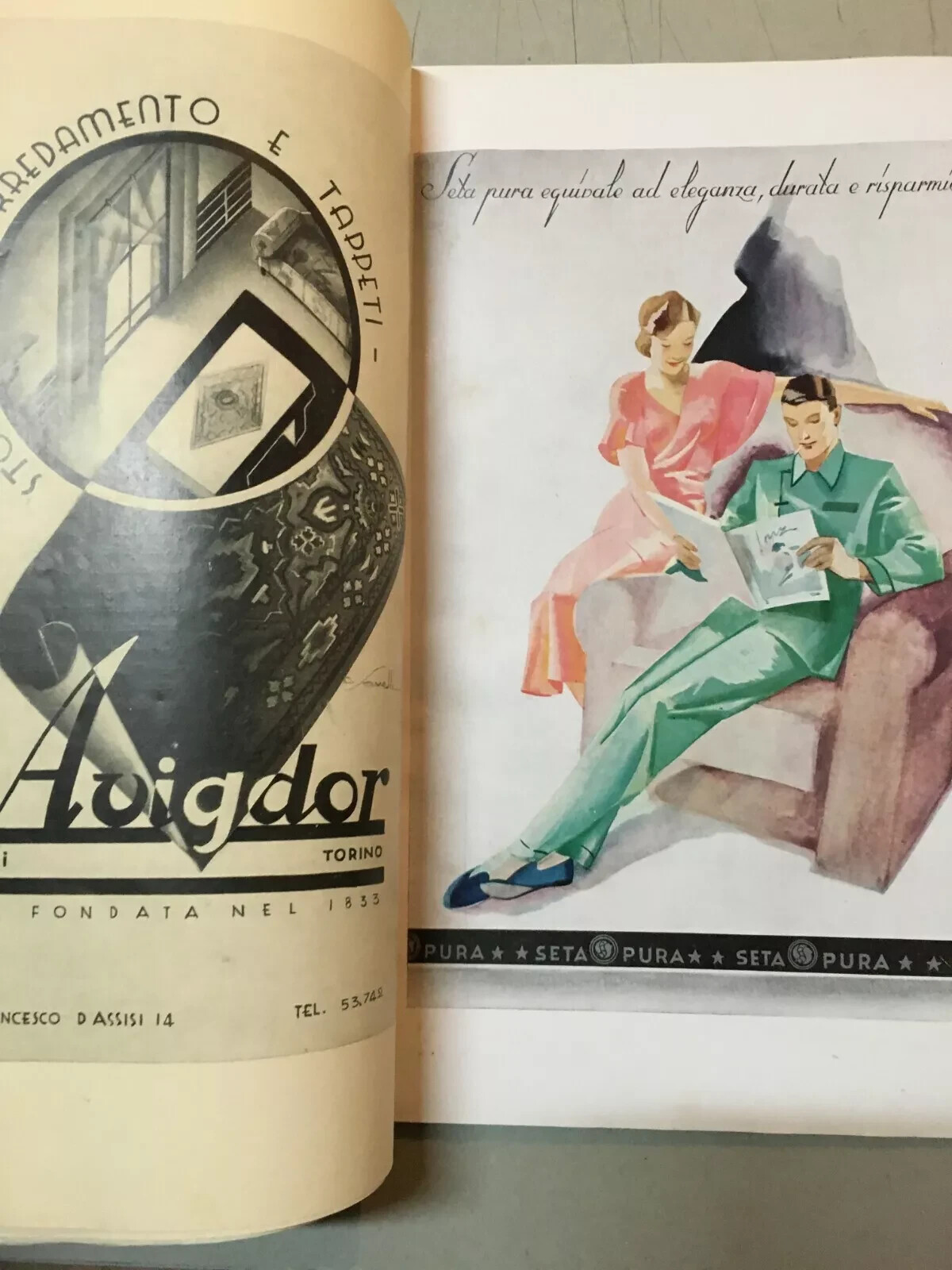Torino: Esposizione Della Moda, Giò Ponti, Bragaglia   Pubblicazione Pubblicitaria
