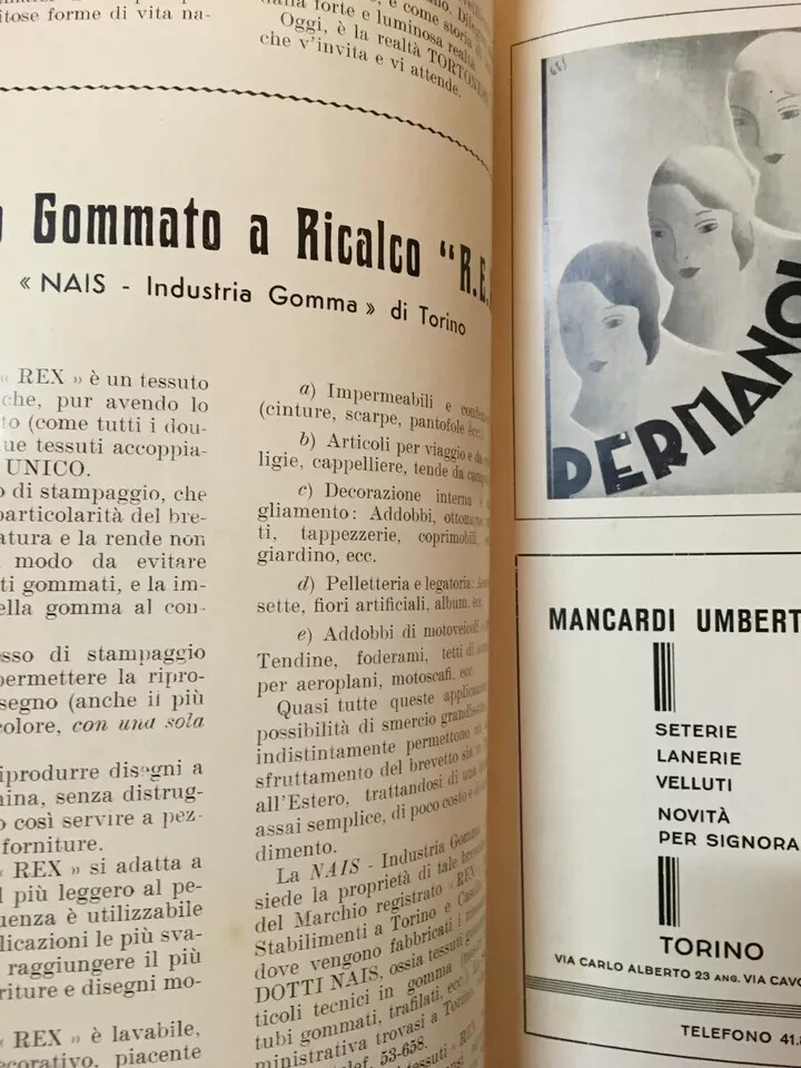 Torino: Esposizione Della Moda, Giò Ponti, Bragaglia   Pubblicazione Pubblicitaria