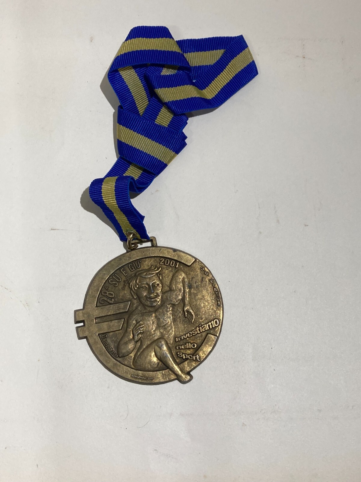 Molise, Campobasso: Medaglione Sportivo Su E Giù, La Molisana, 2001