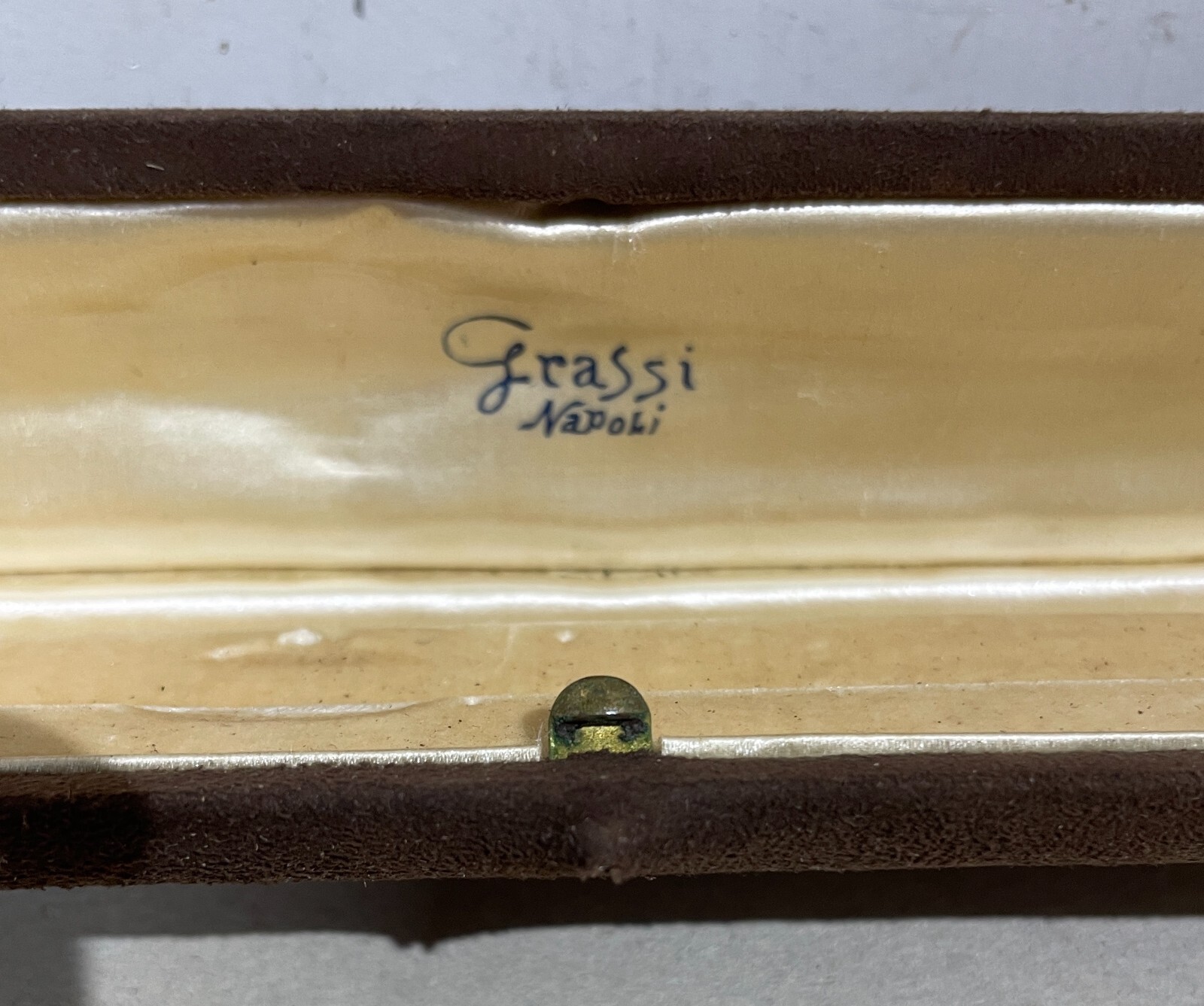 Astuccio Per Orologio Marcato Grassi, Napoli
