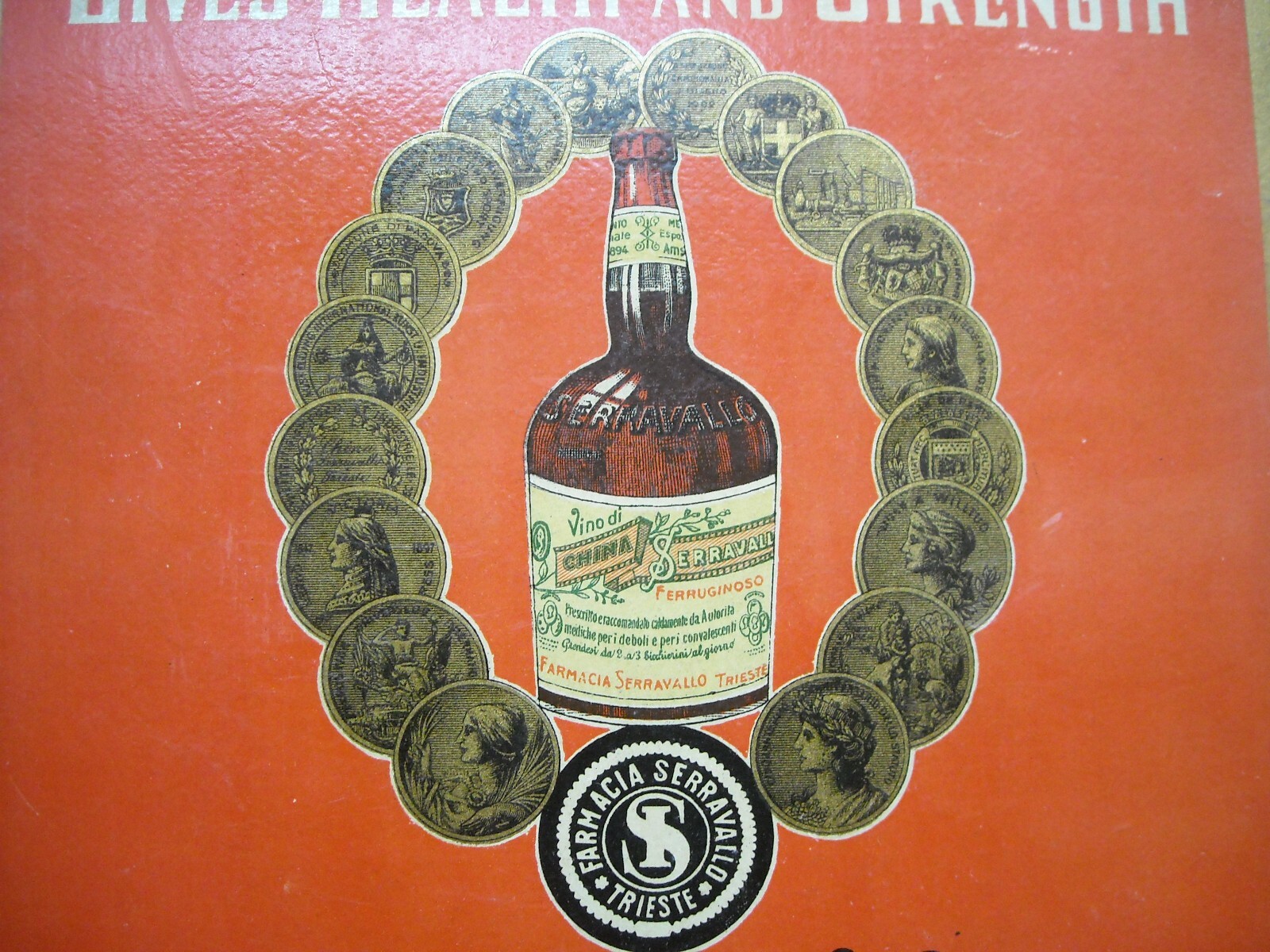 Liquori Tonico China Serravallo Trieste Barcola Pubblicitaria Udine Medaglie