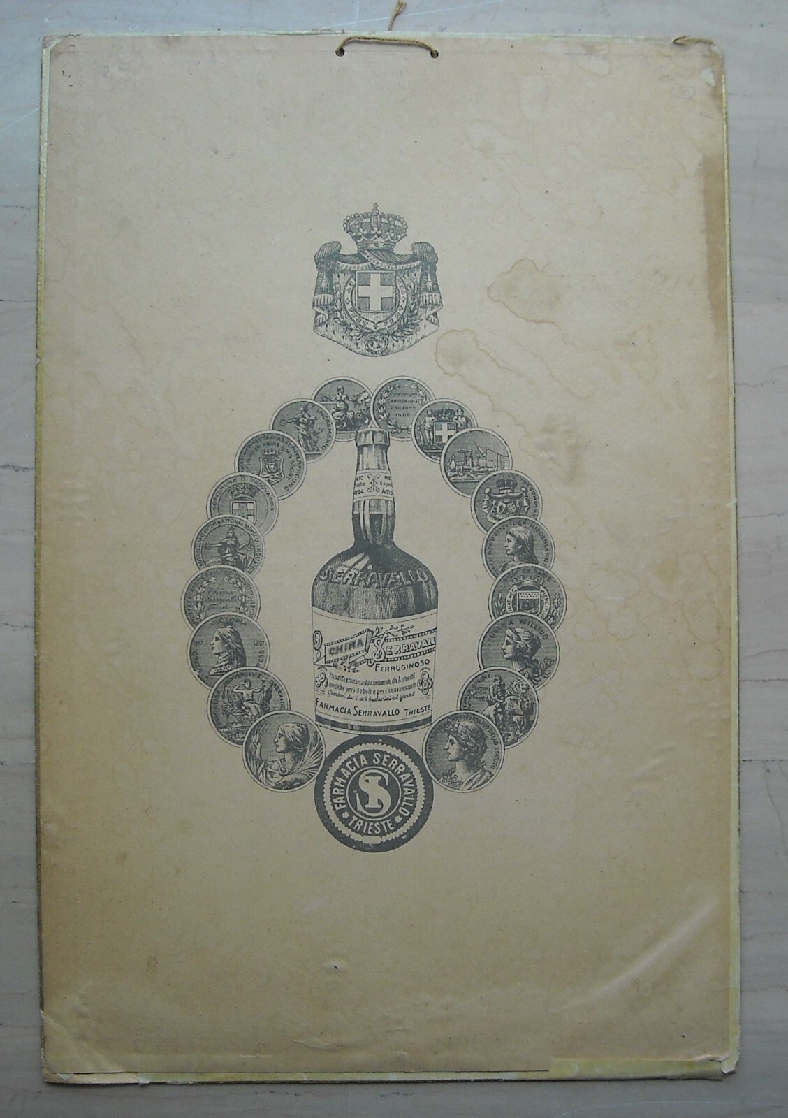 Liquori Tonico China Serravallo Trieste Barcola Pubblicitaria Udine Medaglie